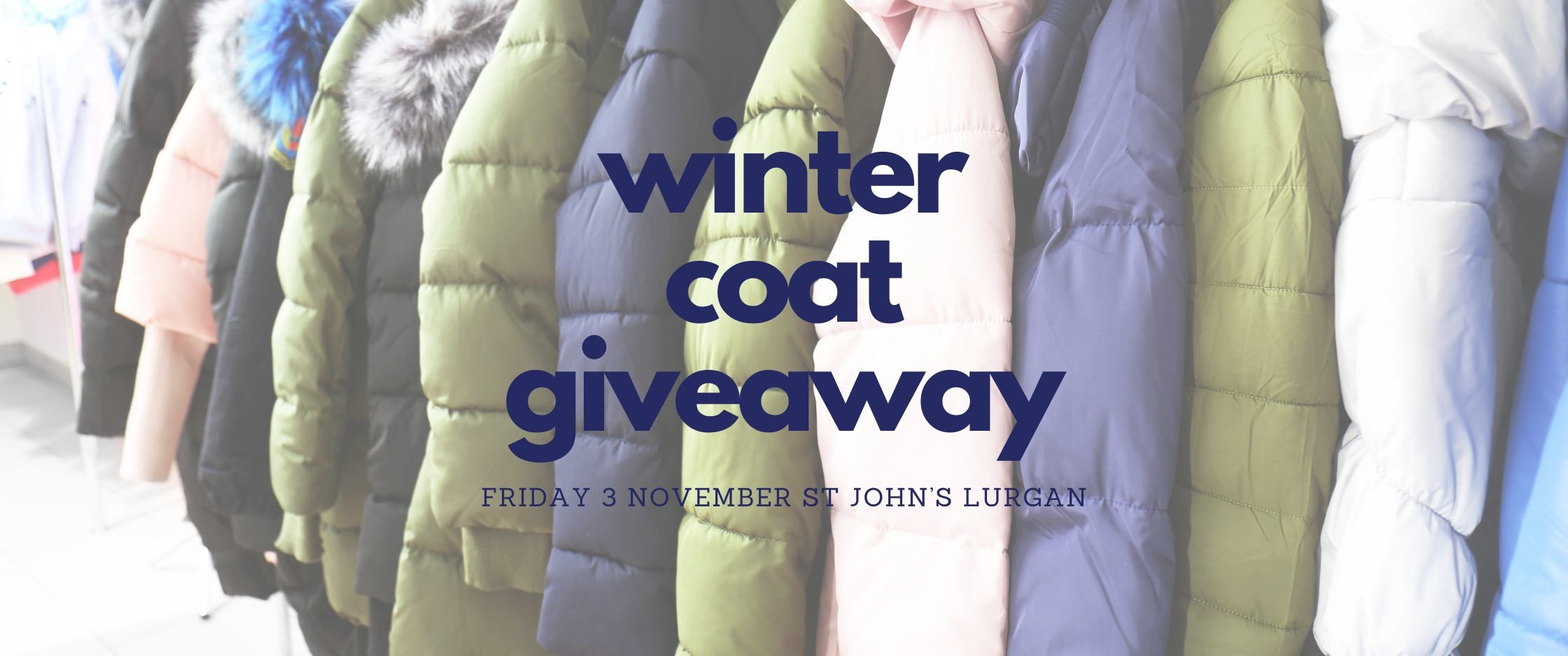 Winter coat giveaway at St John’s Lurgan