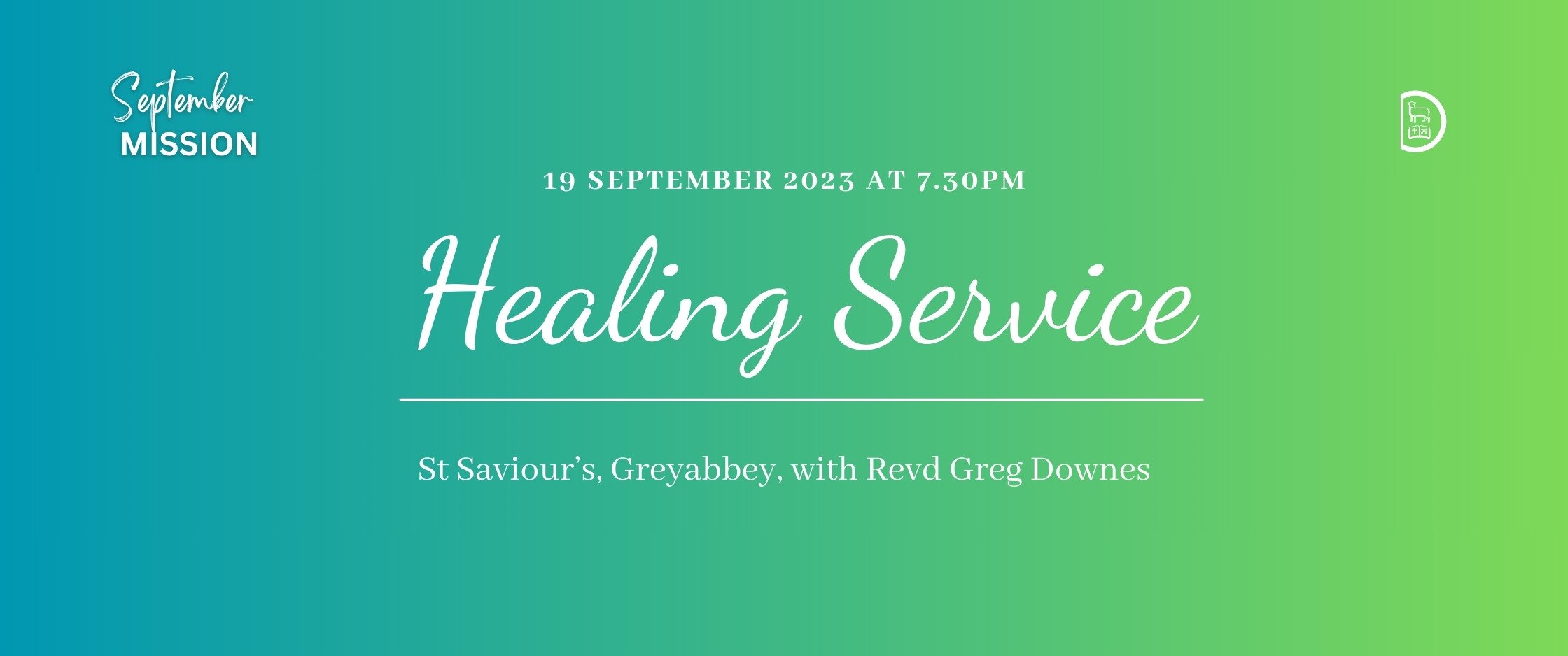 Healing Service on Tuesday evening