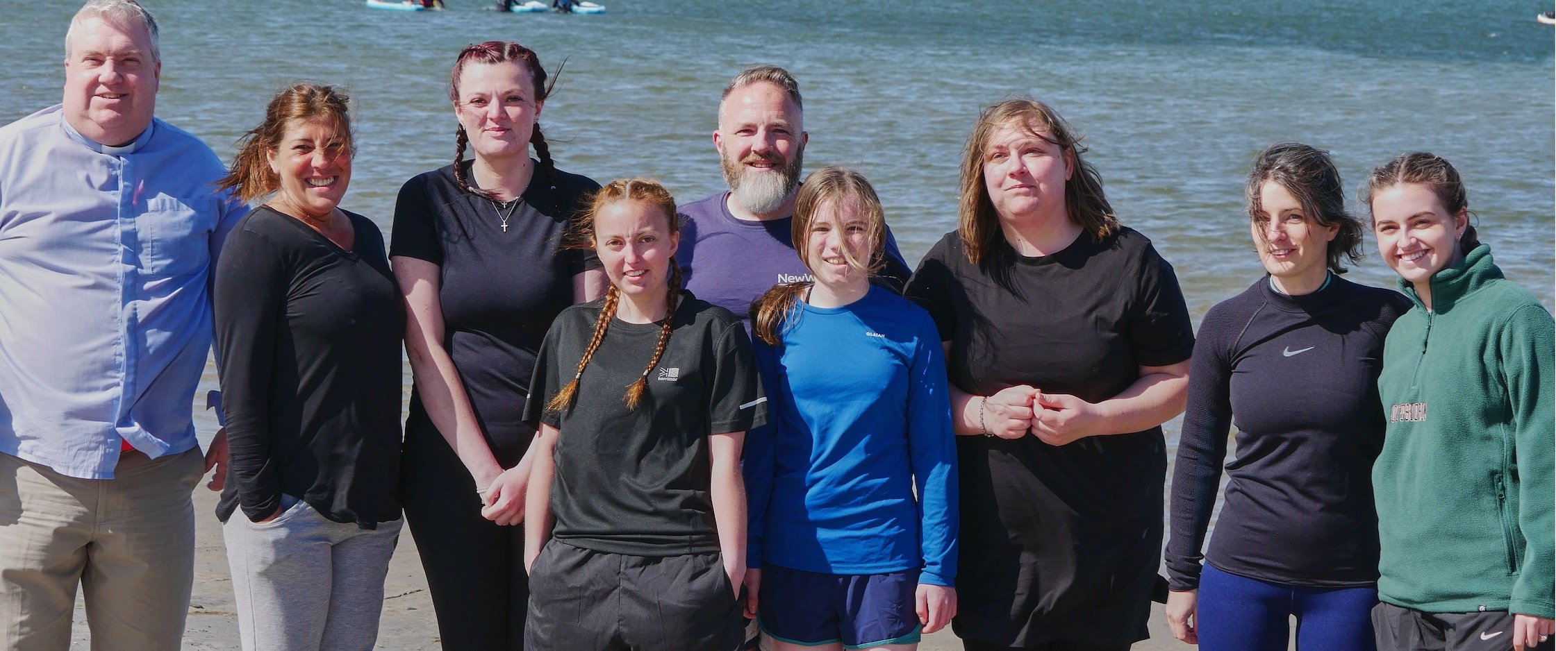 Beach baptisms in Millisle