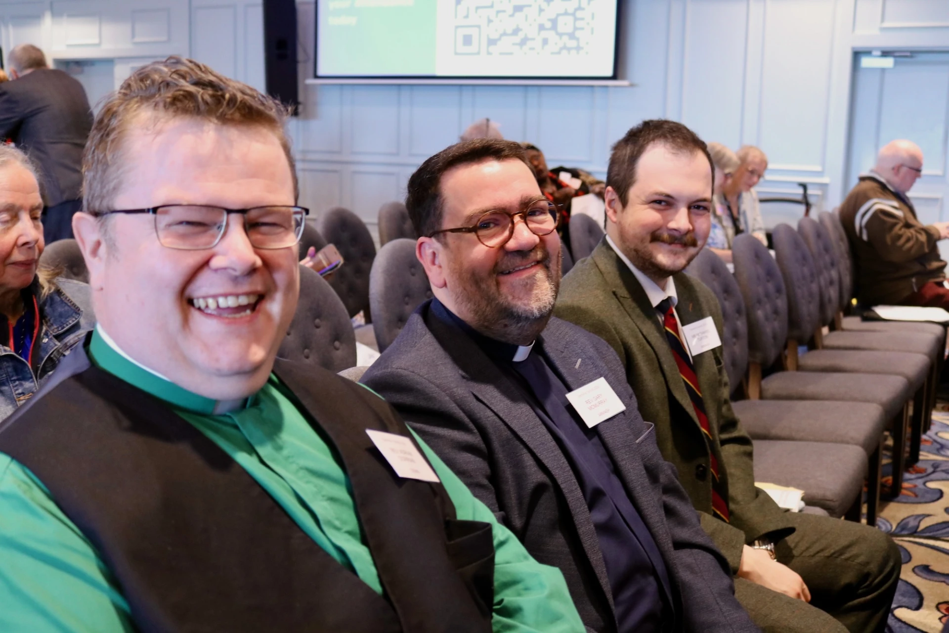 Revd Adrian Dorrian, Revd Gary McMurrray and Turton