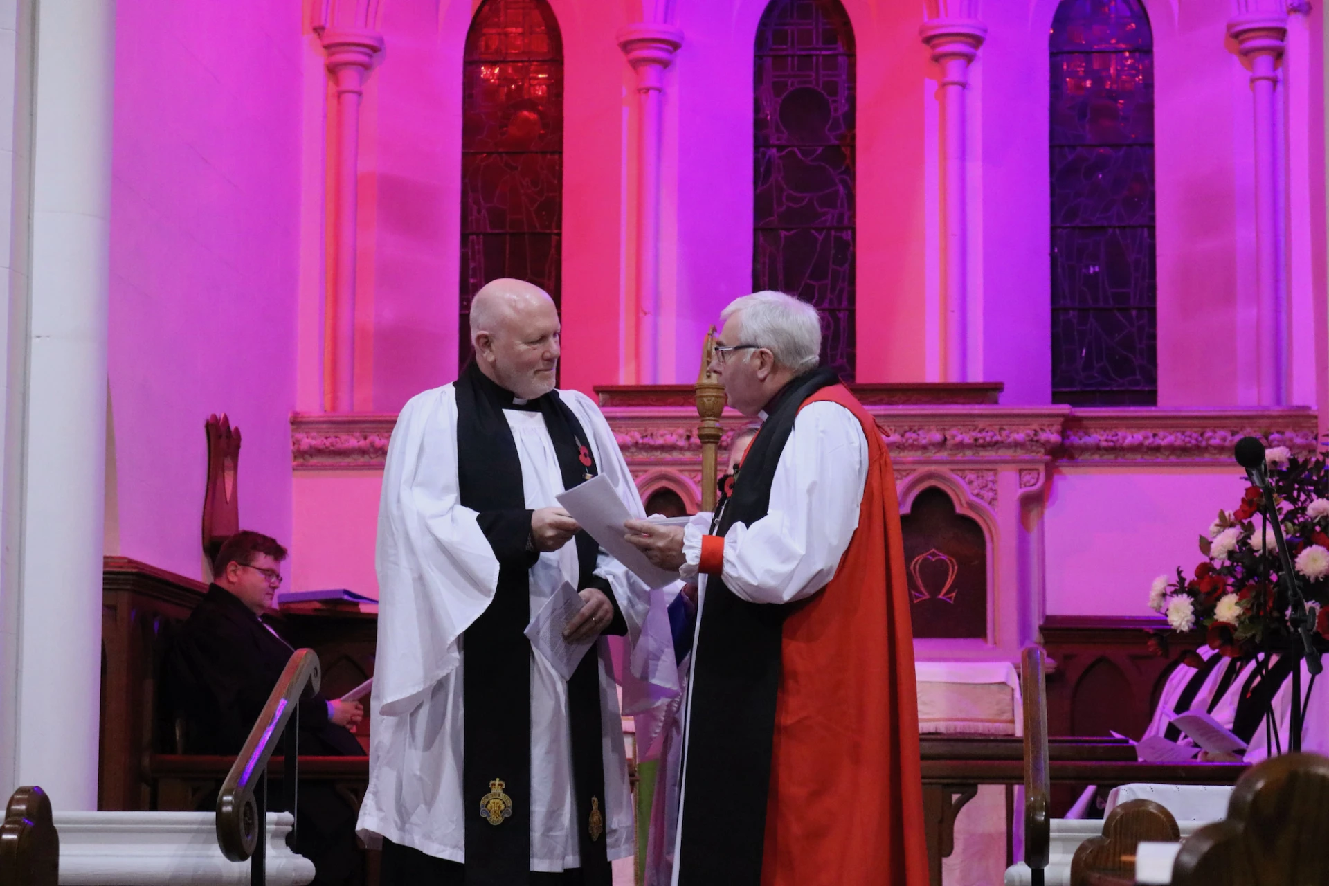 Adrian is handed the Act of Institution
