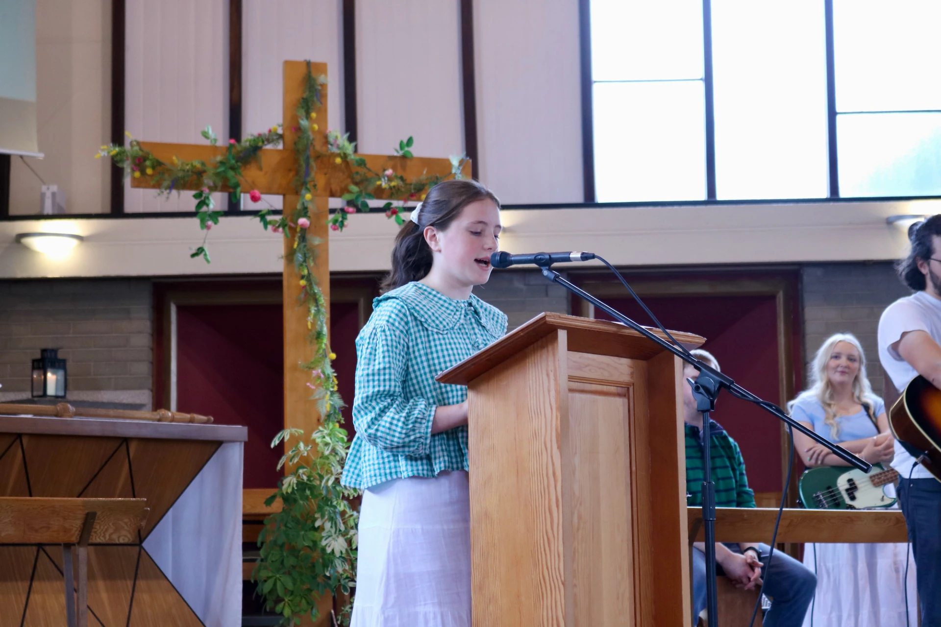 Andrew and Jude's daughters also gave Bible readings