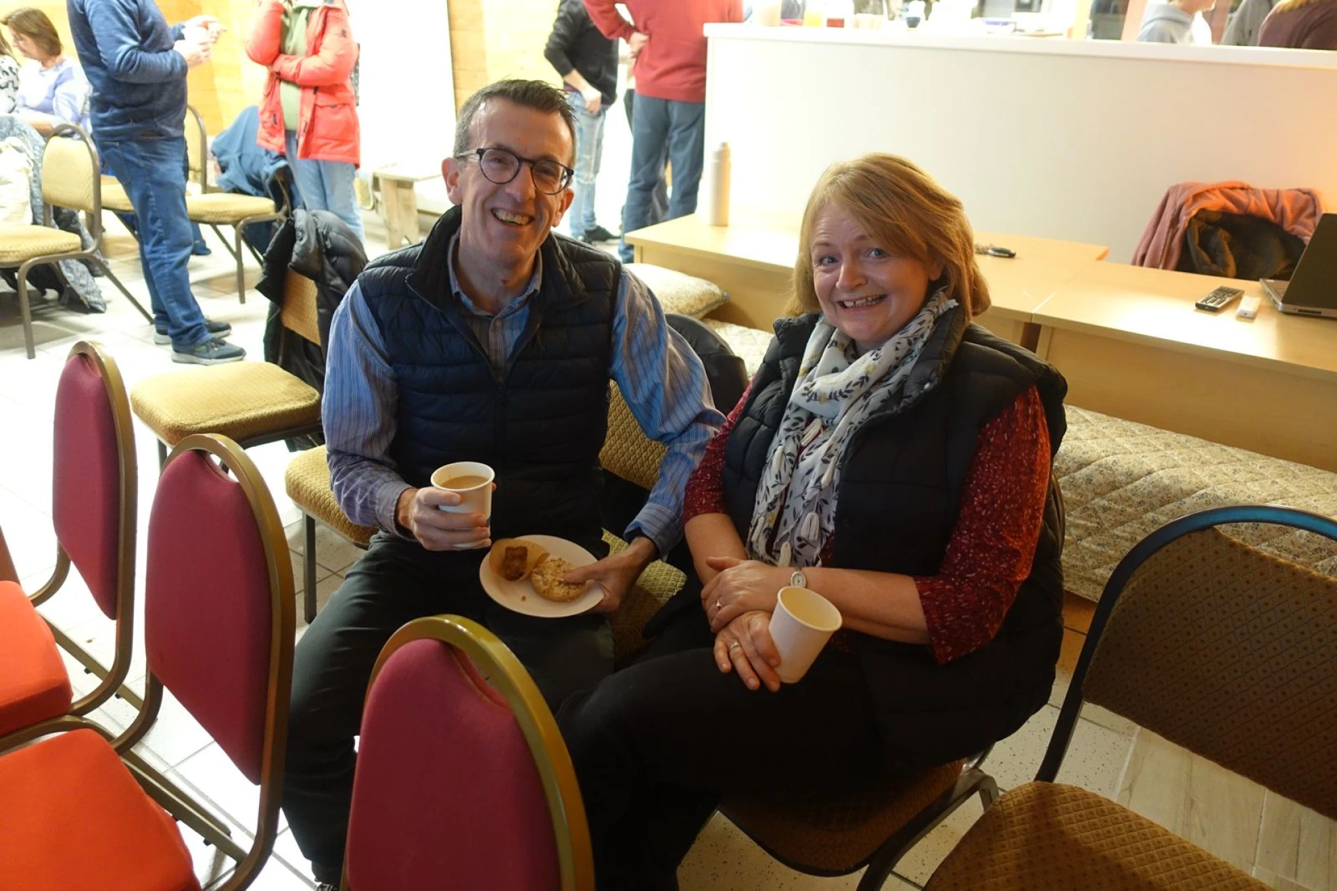 Andrew Brannigan and Lorraine Anderson