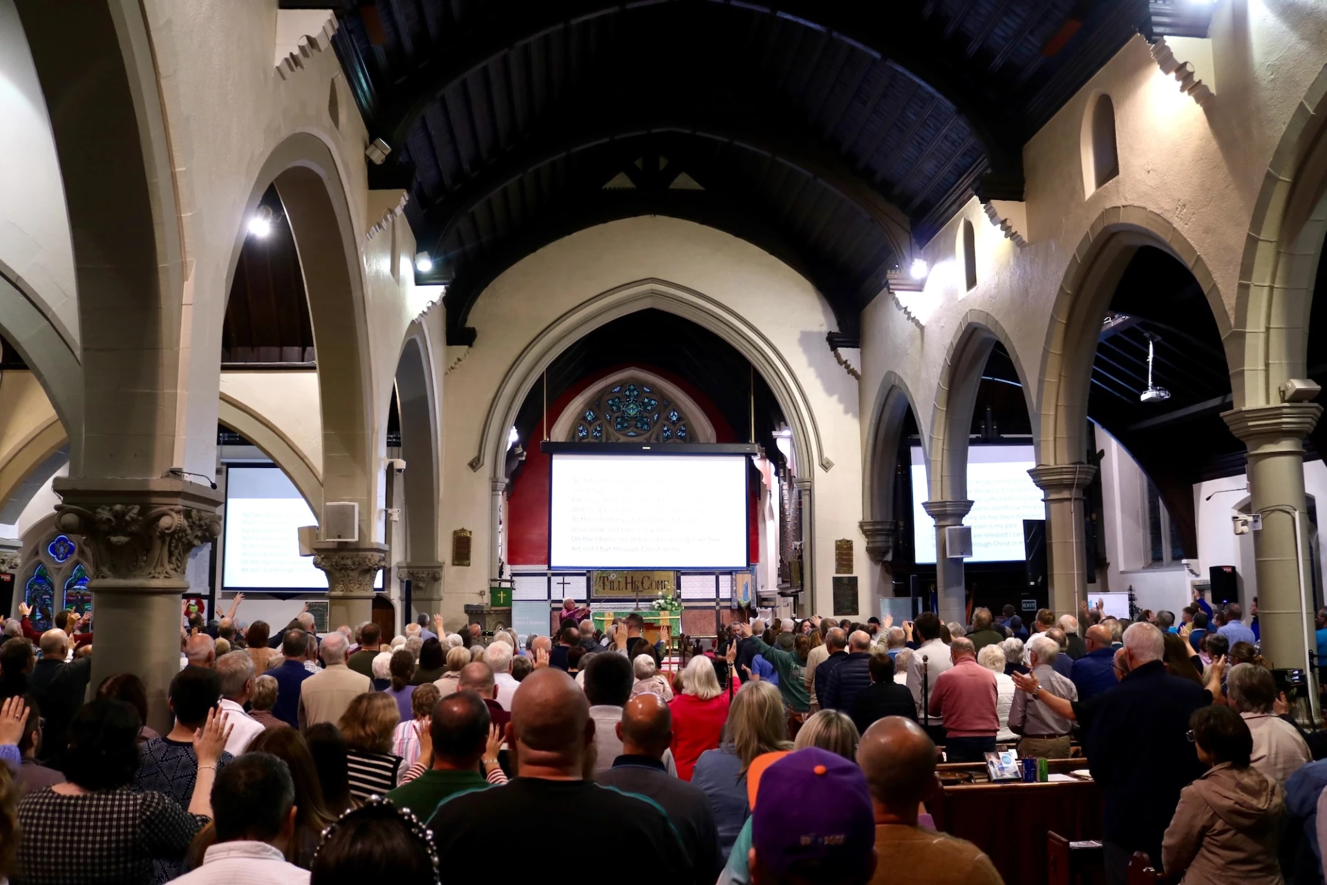 Another full church!