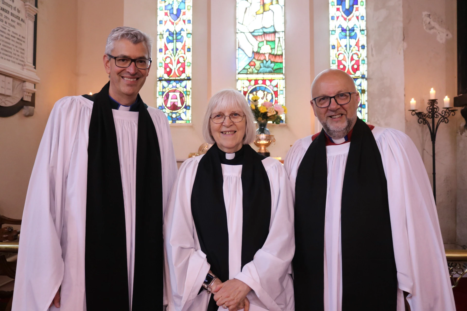 Archdeacon Jim, Melanie Houston and Archdeacon Mark