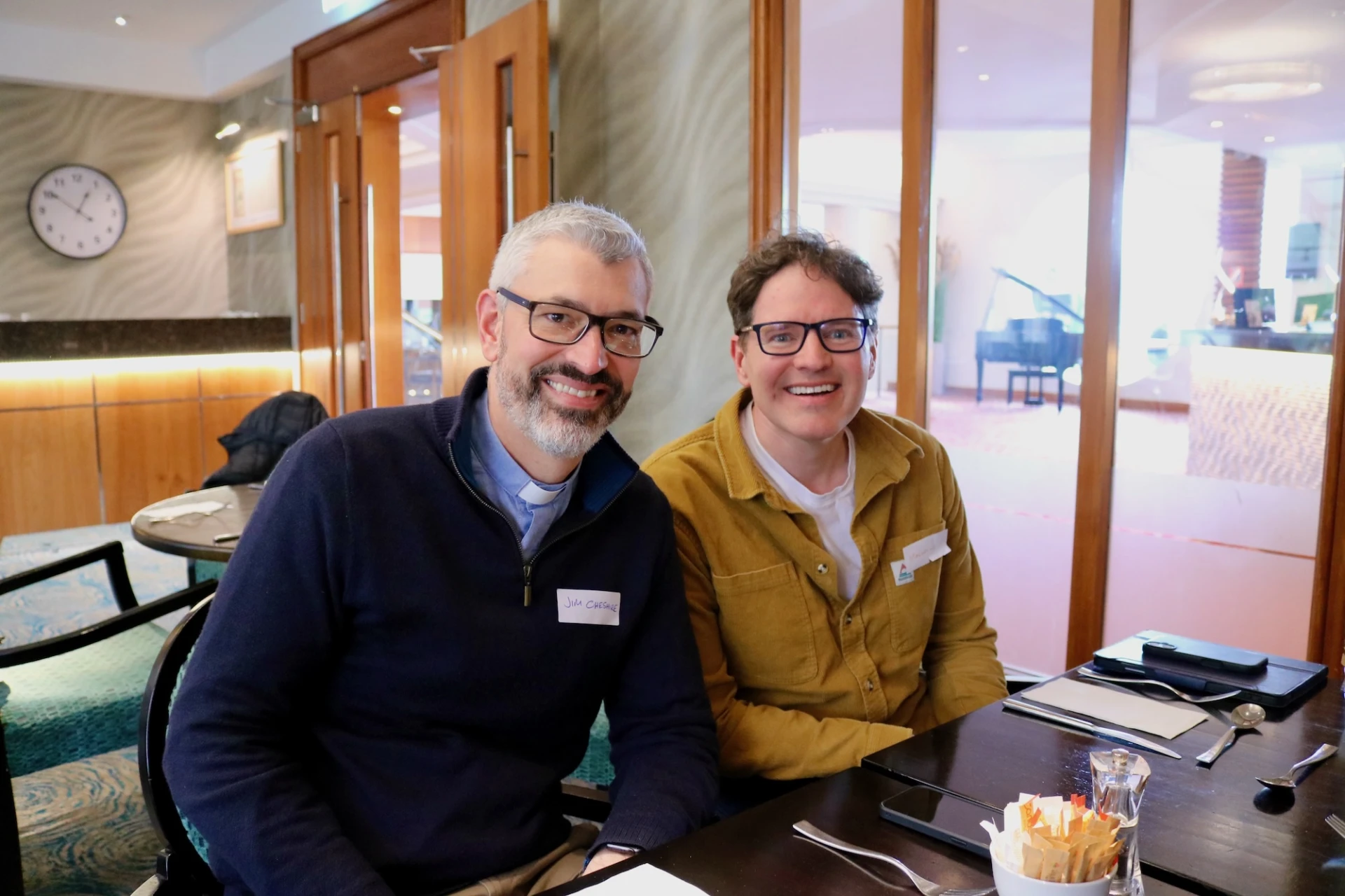 Archdeacon Jim Cheshire (Down) and Canon Malcolm Kingston (Armagh)