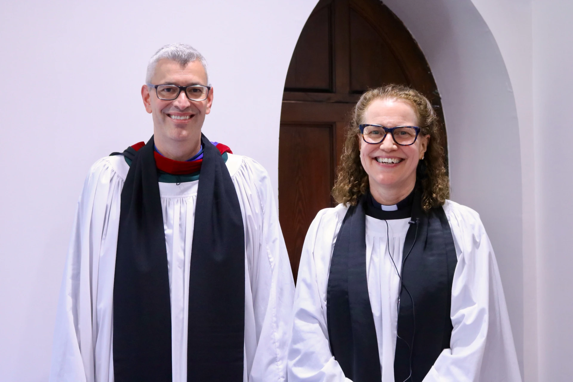Archdeacon Jim Cheshire and Revd Jan Stevenson