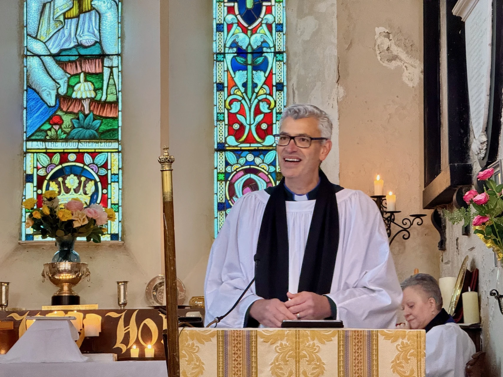 Archdeacon Jim gives the address