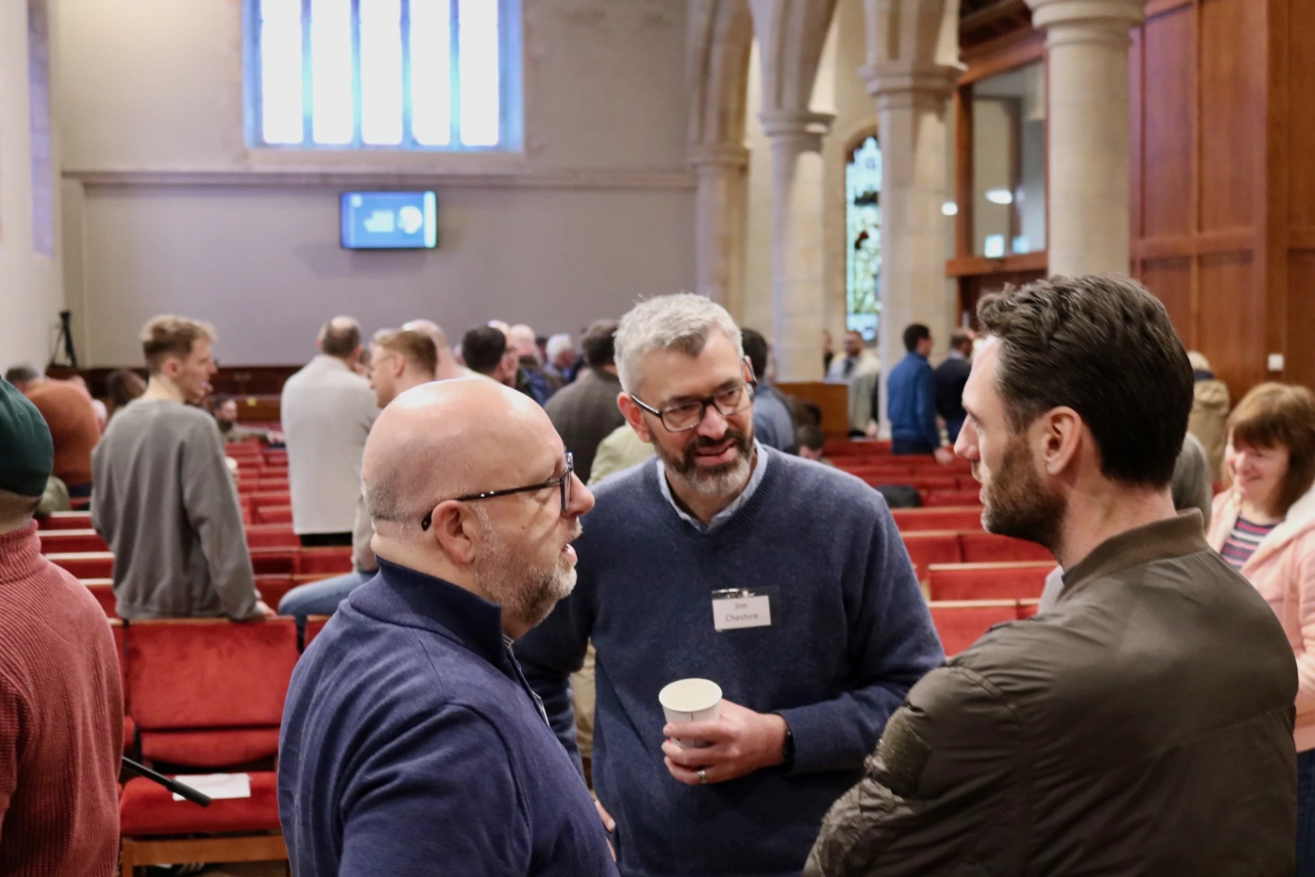 Archdeacons Mark and Jim and Mike Darbandi