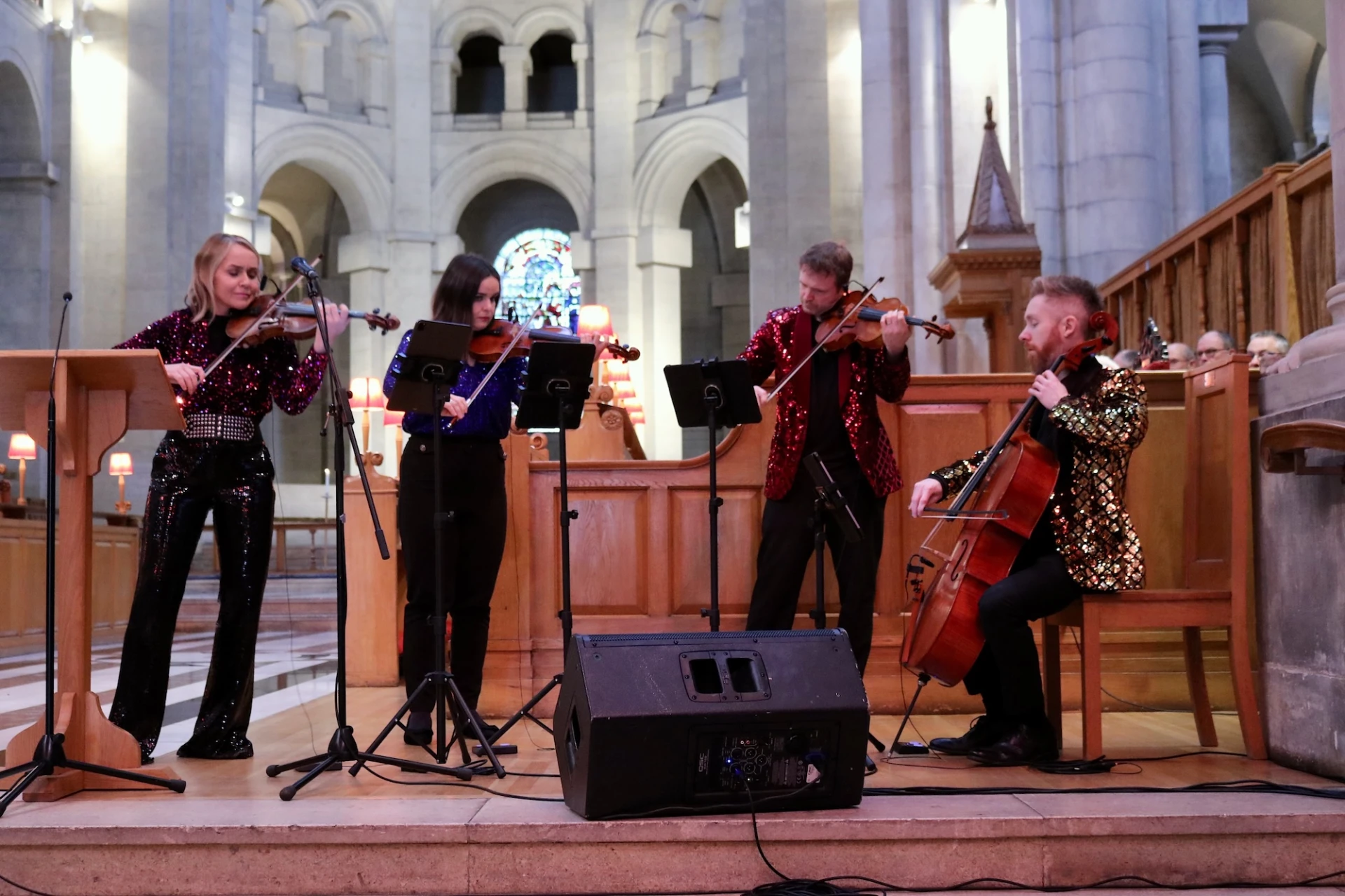 Arco String Quartet perform