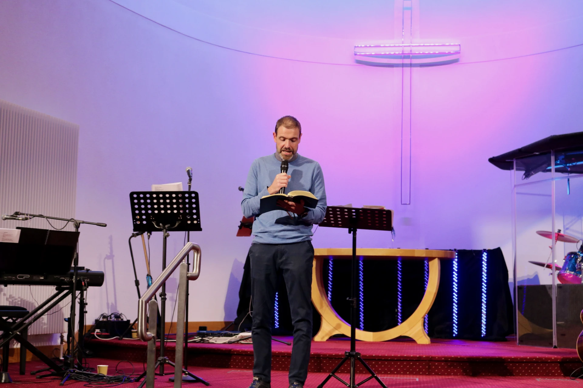 Bible reading given by Revd Ian McGrath