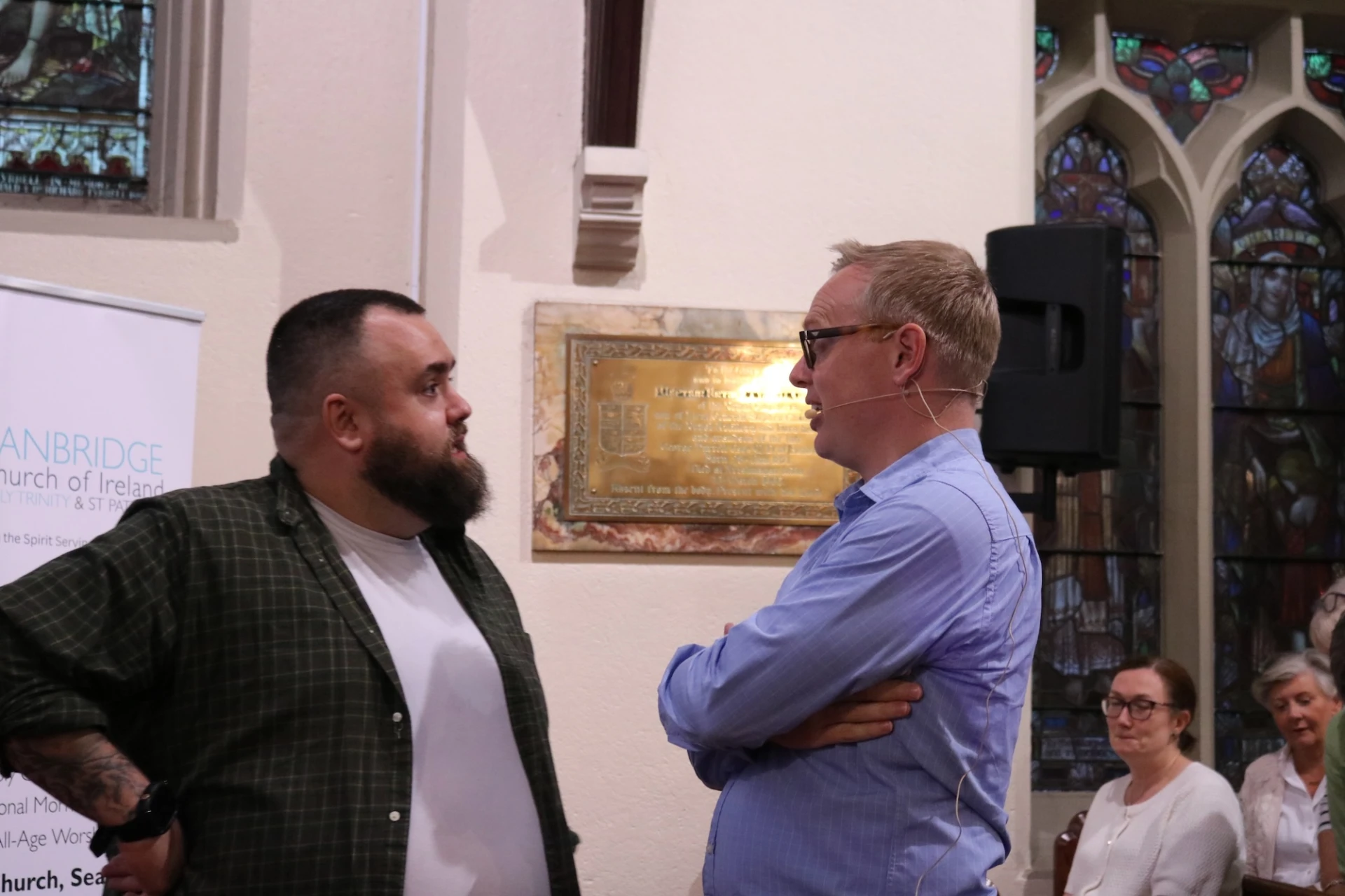 Billy, Shankill and the speaker, Tim