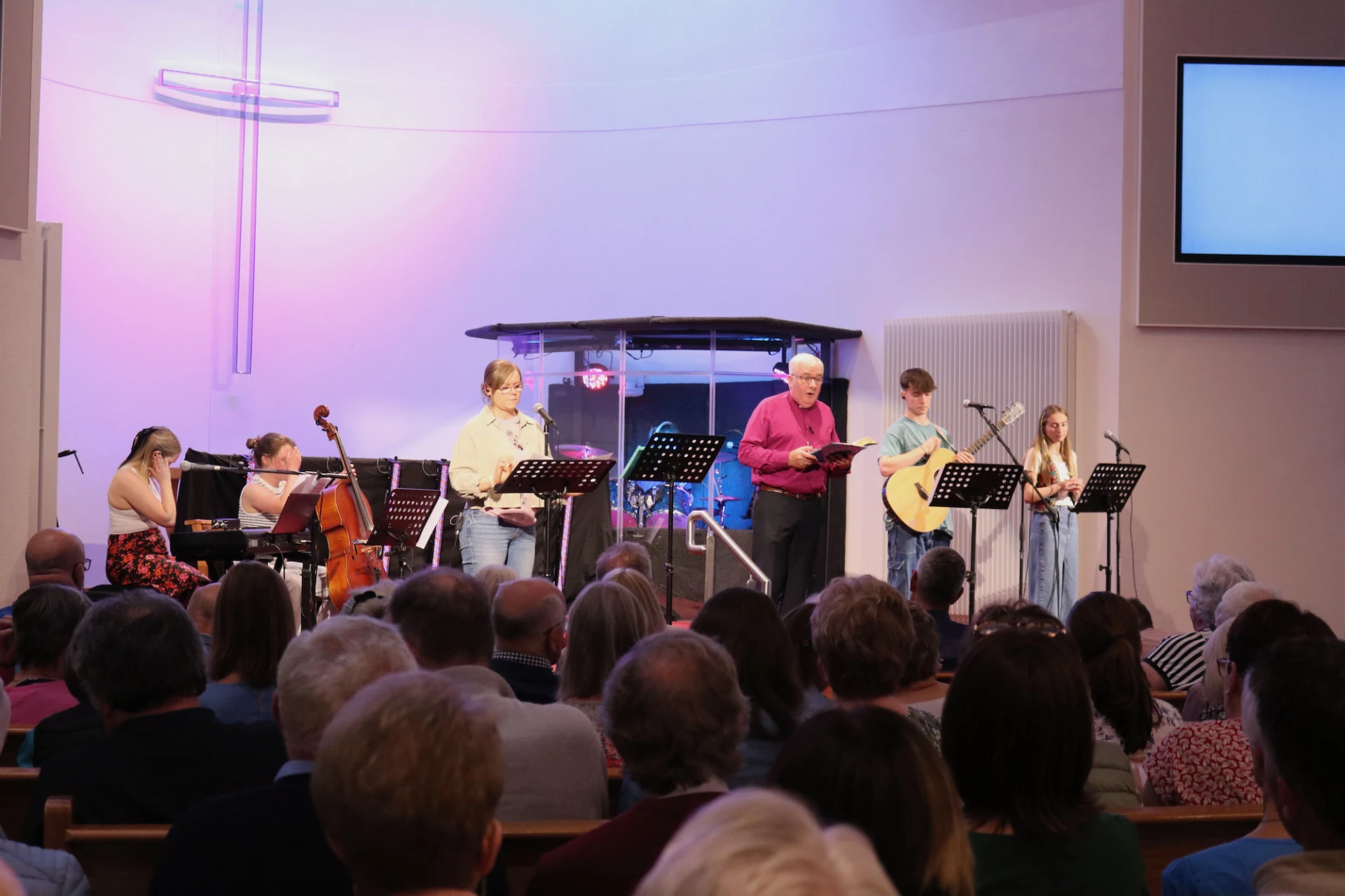 Bishop David and the band