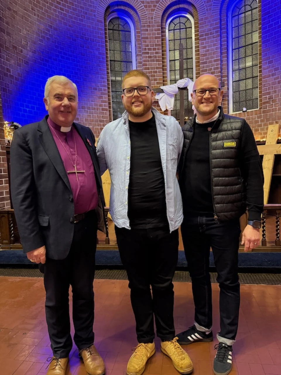 Bishop David, Andrew and Ross