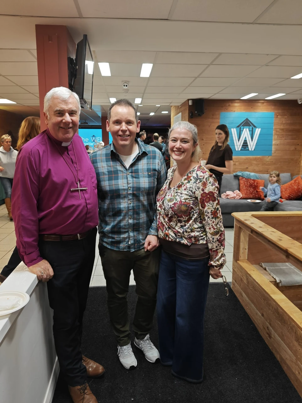 Bishop David, Revd Pat and Jenny Kerr