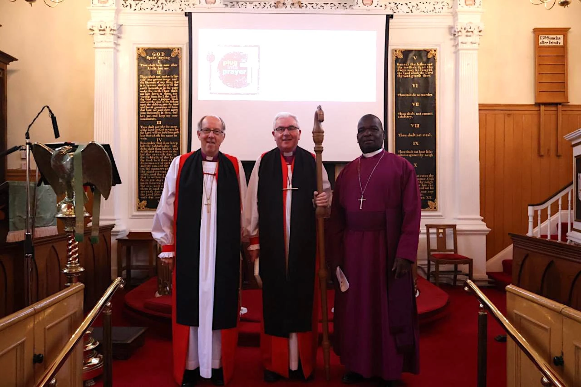 Bishop Ken Good, Bishop David and Bishop Wilson