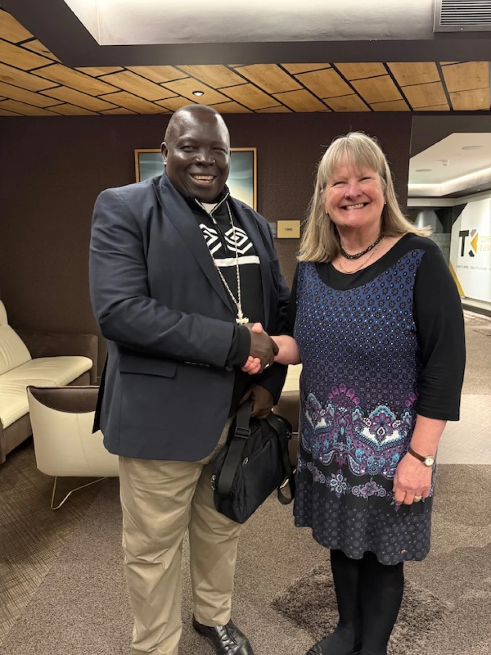 Bishop Moses and Jenny Smyth (CMSI)