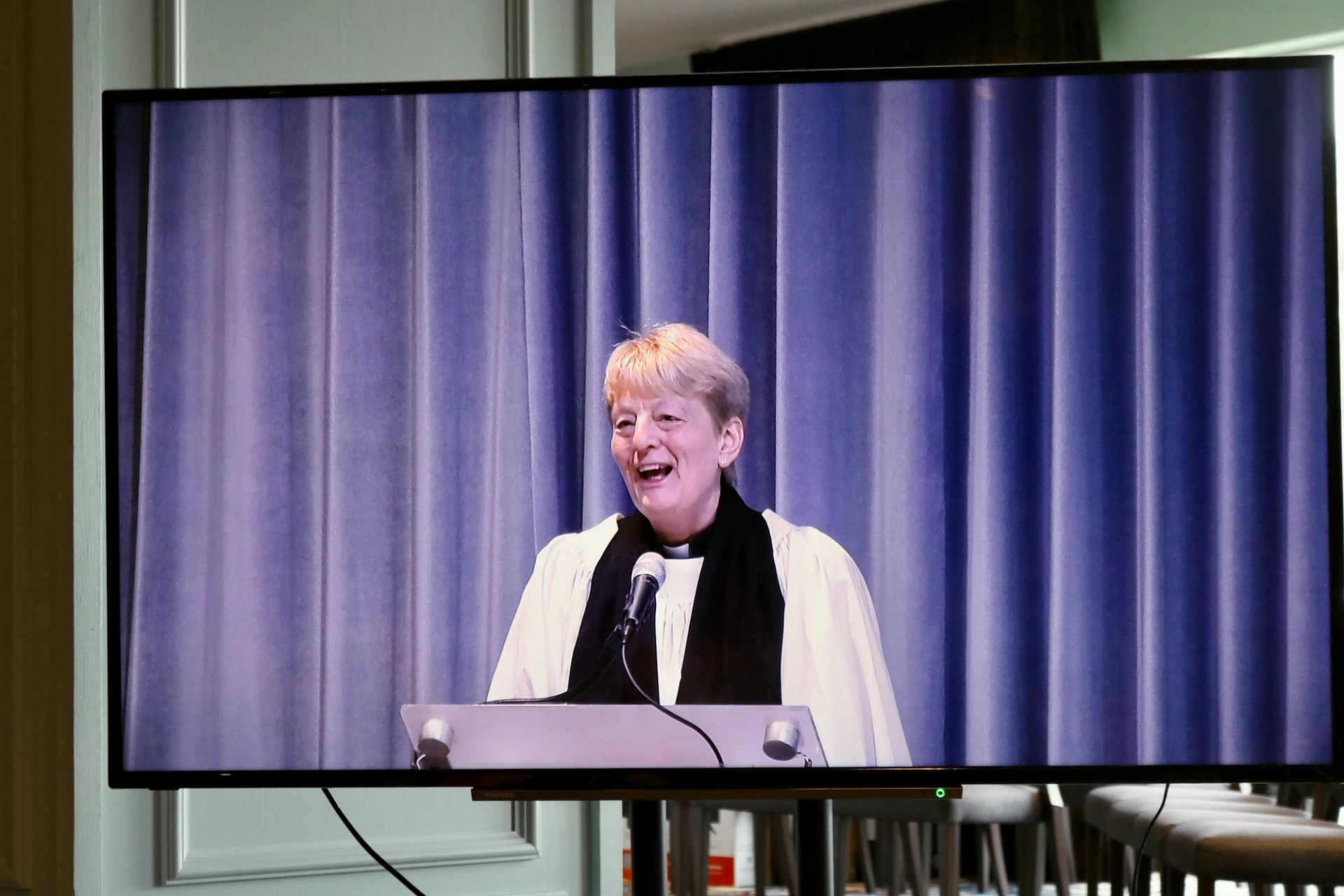 Welcome from local rector, Canon Myrtle Morrison