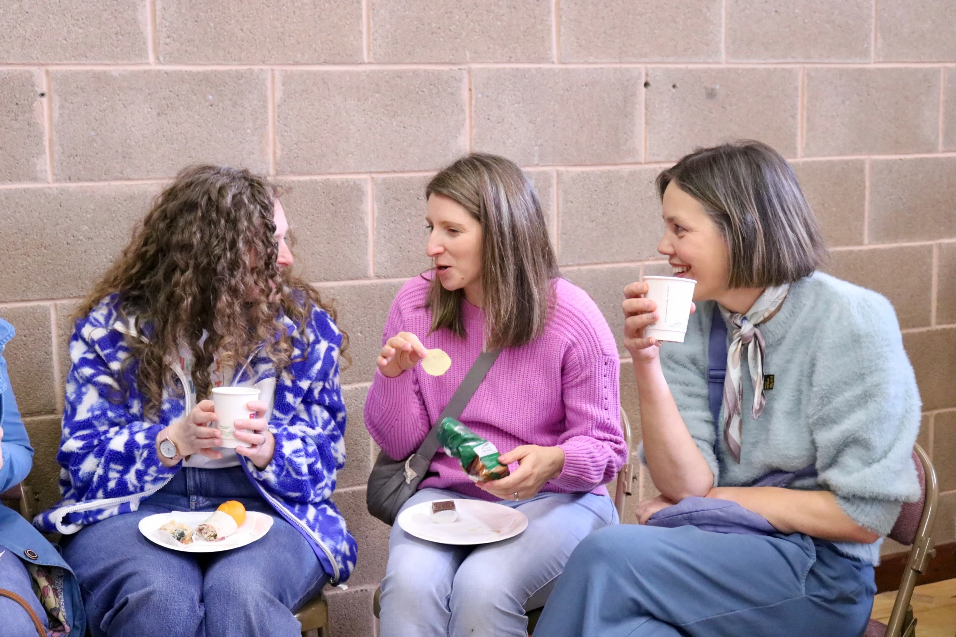 Catching up over brunch