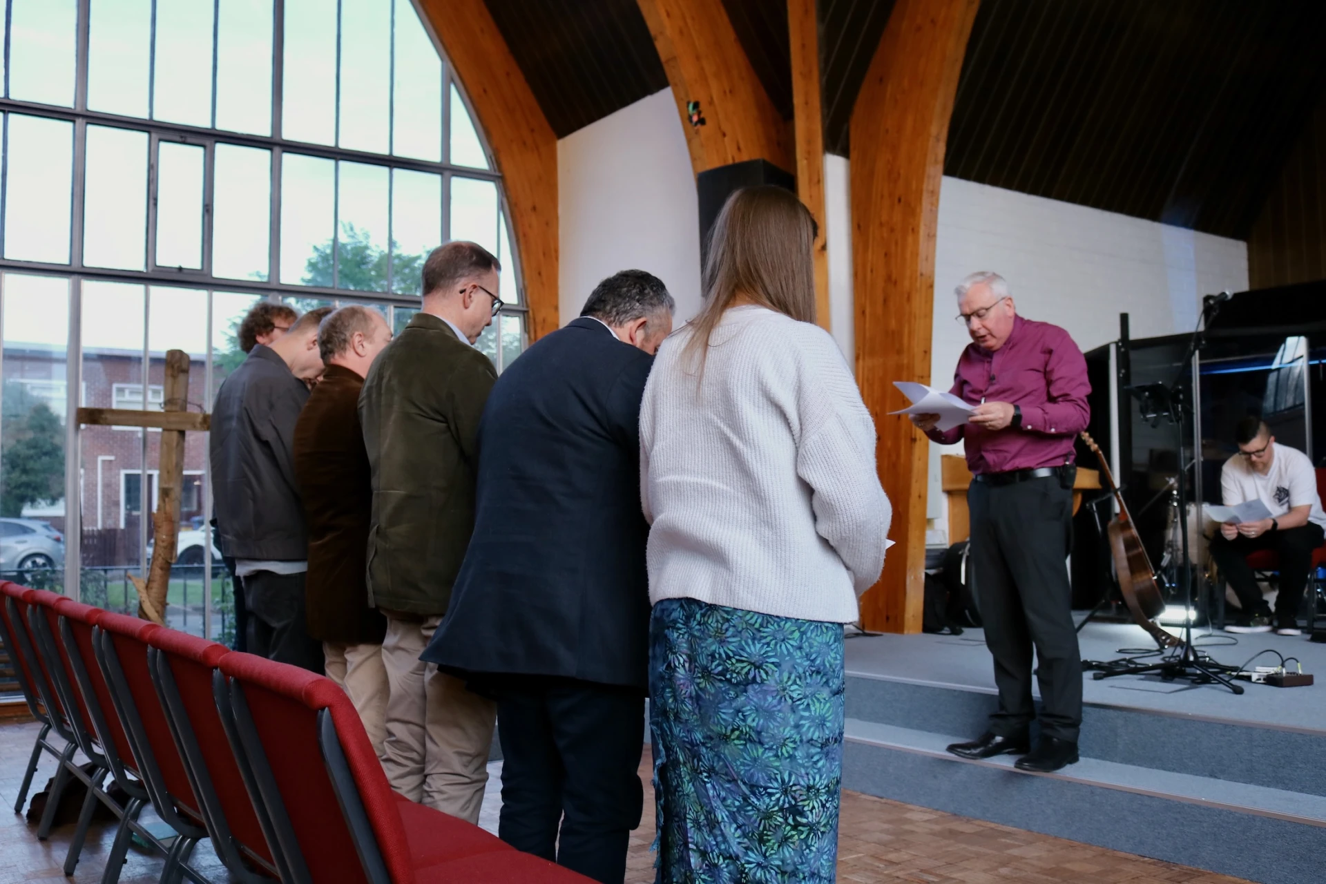 Bishop David commissions the new Bible teachers and Catechists