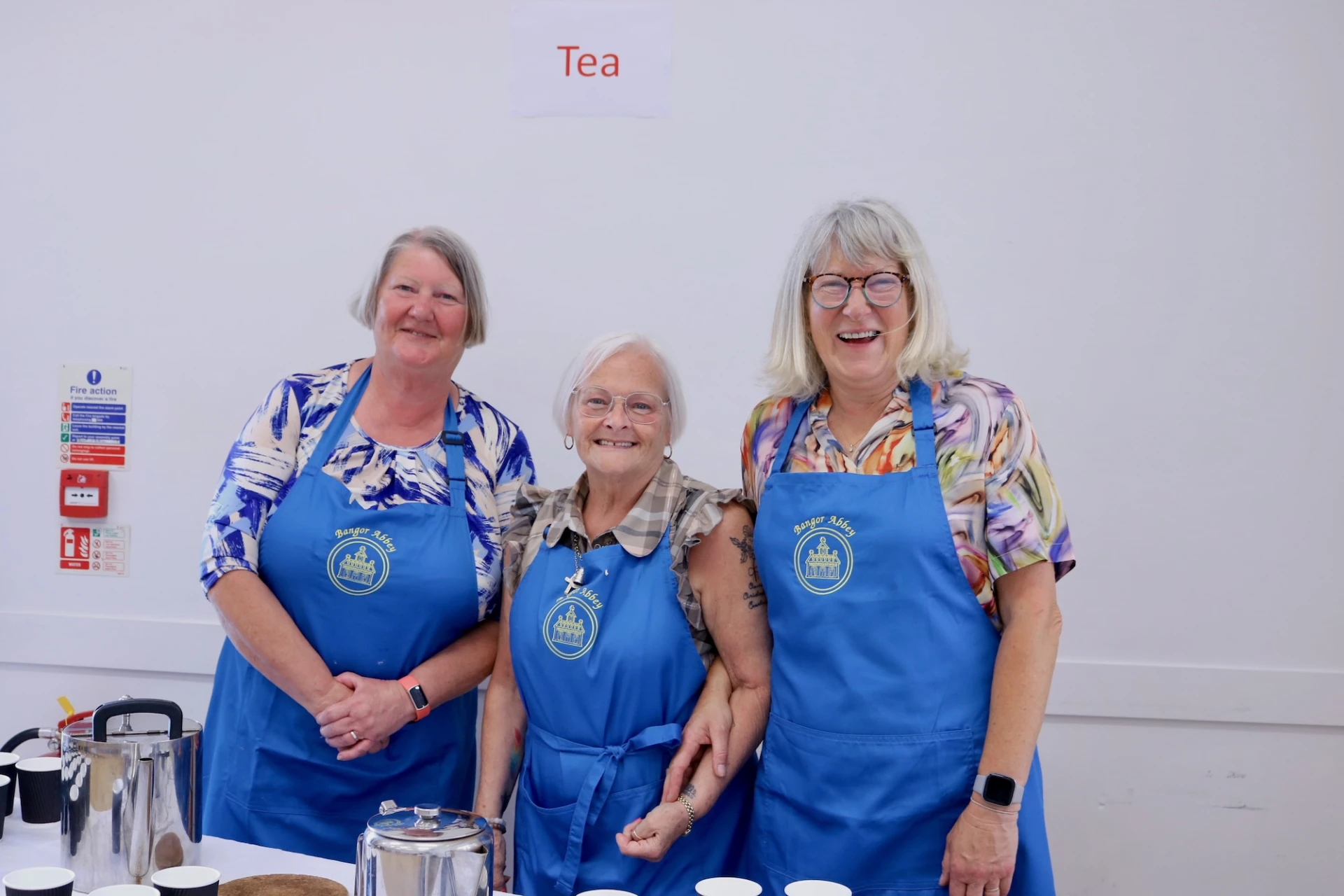 Some of the catering team