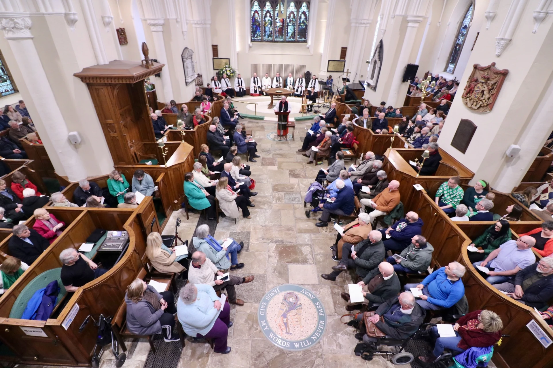 Down Cathedral is full for St Patrick's Day