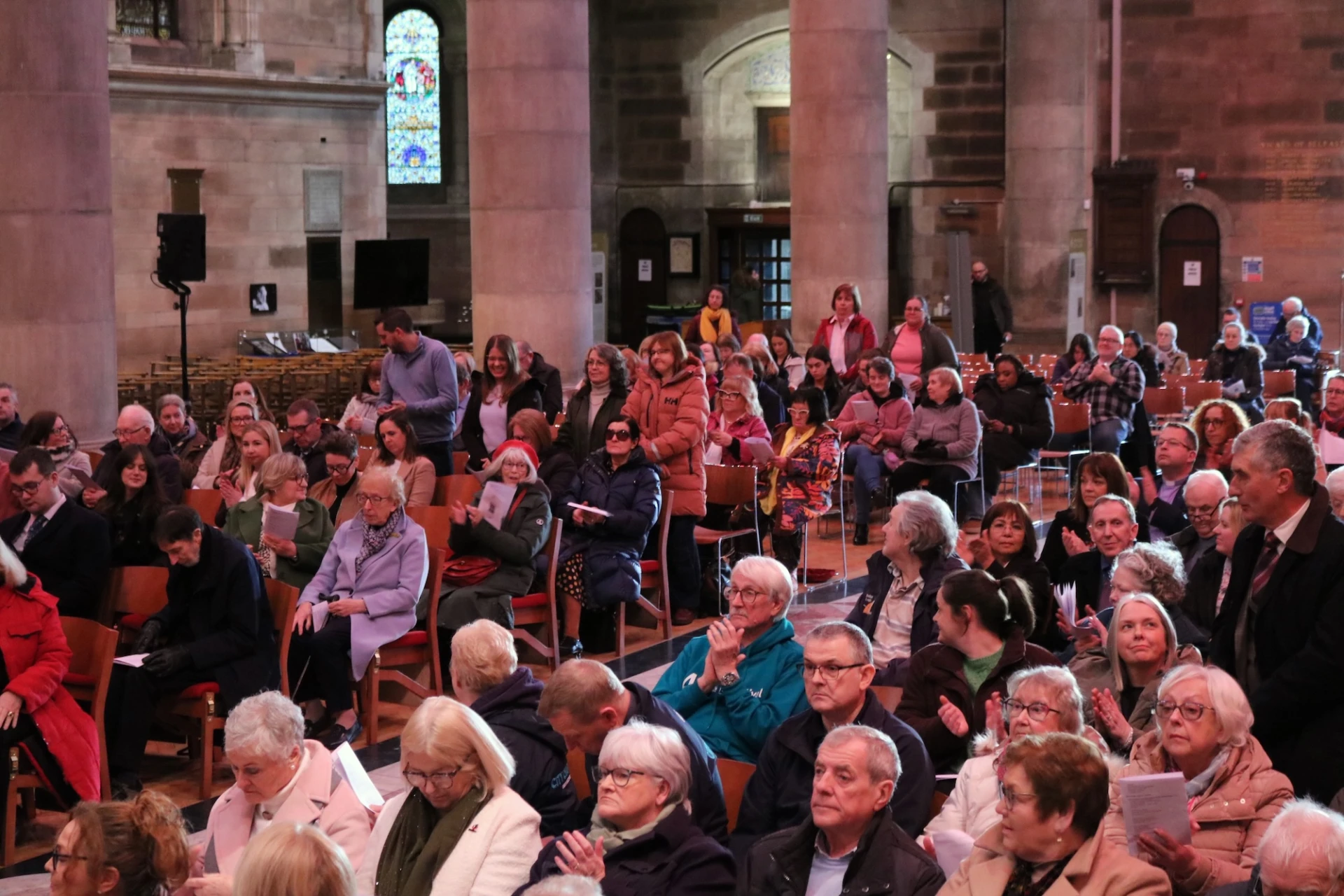 Charity representatives applauded