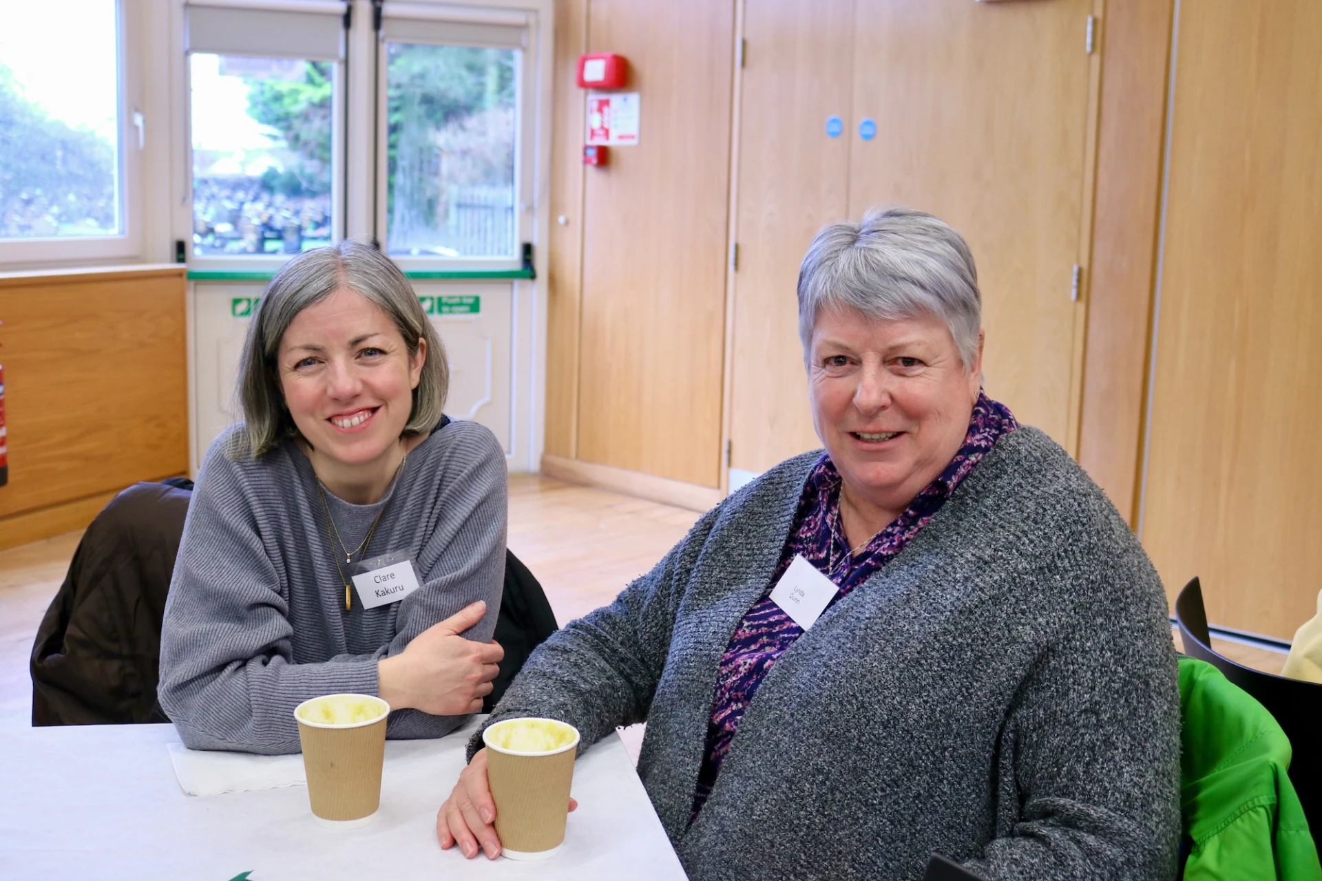 Clare Kakuru and Lynda Quinn