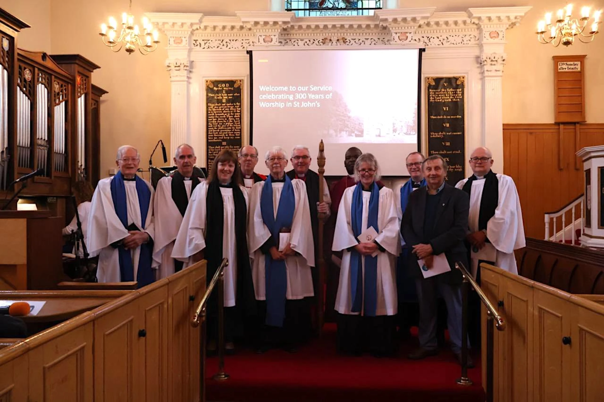 Clergy and diocesan readers, Moira 300