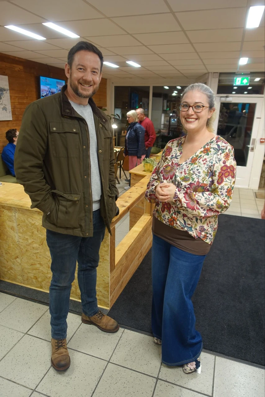 Revd Colin Morris and Jenny Kerr