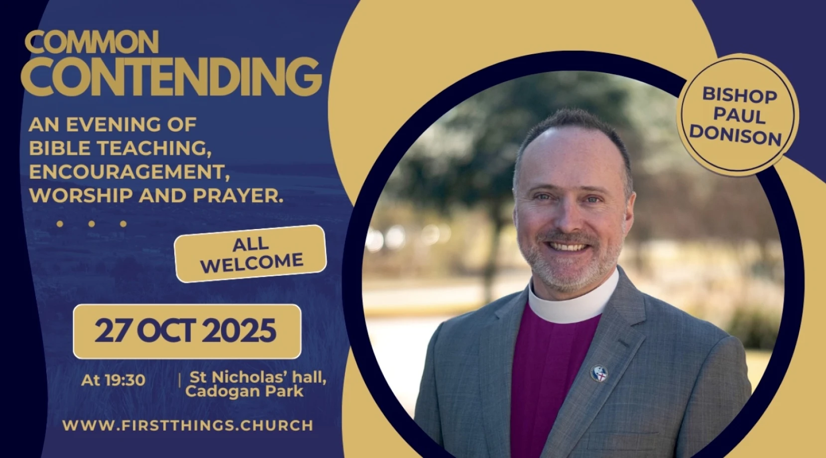 Common Contending with Bishop Paul Donison