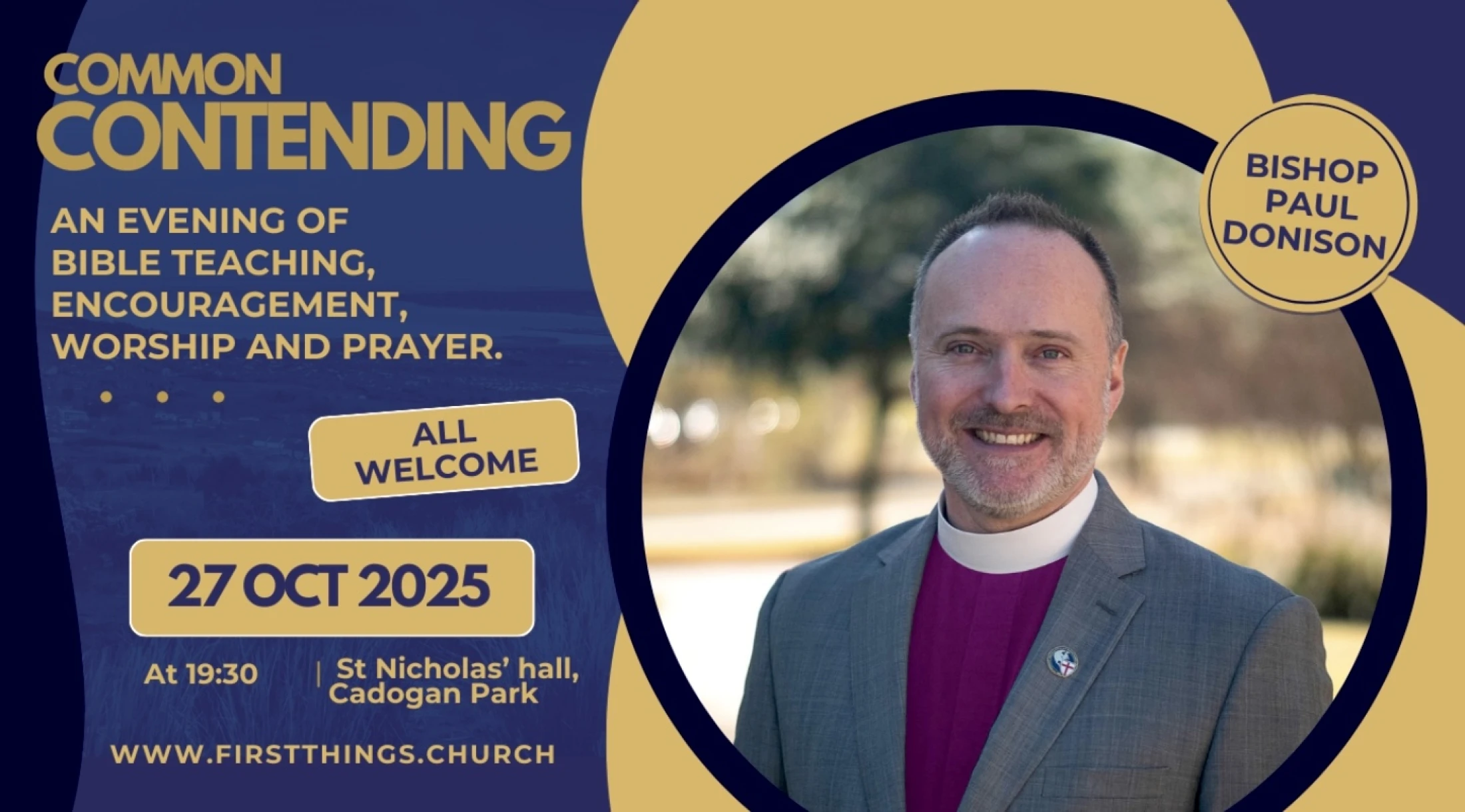 Common Contending with Bishop Paul Donison
