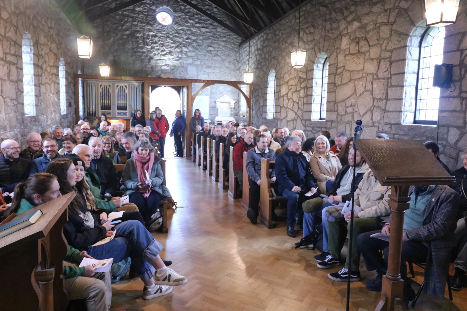 Standing room only at Saul