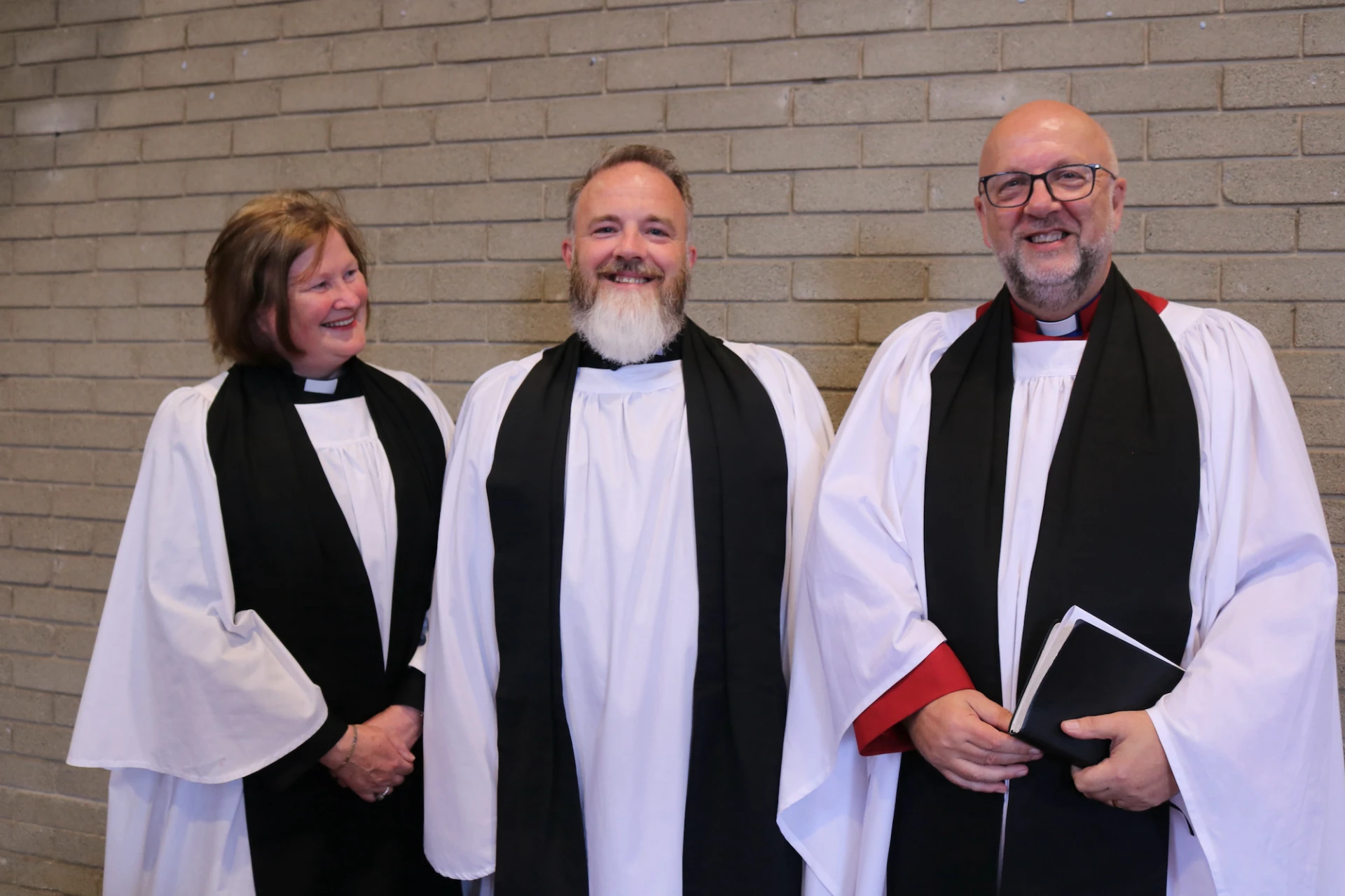 DDO, Revd Karen Salmon, Revd Andrew Frame and Archdeacon Mark Harvey