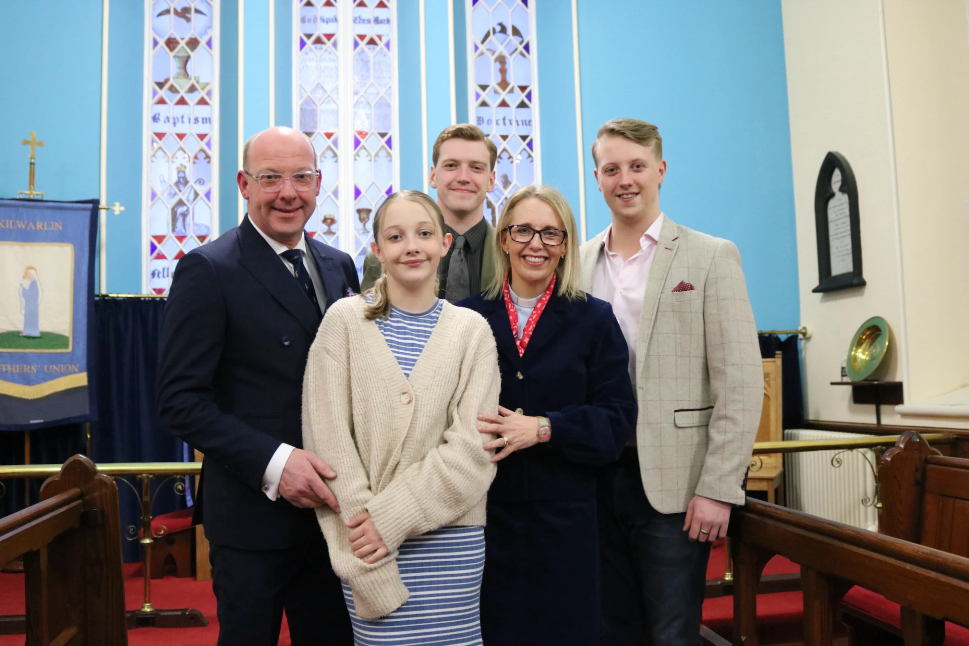 Elaine with husband Sidney, daughter Emma and sons Isaac and Michael