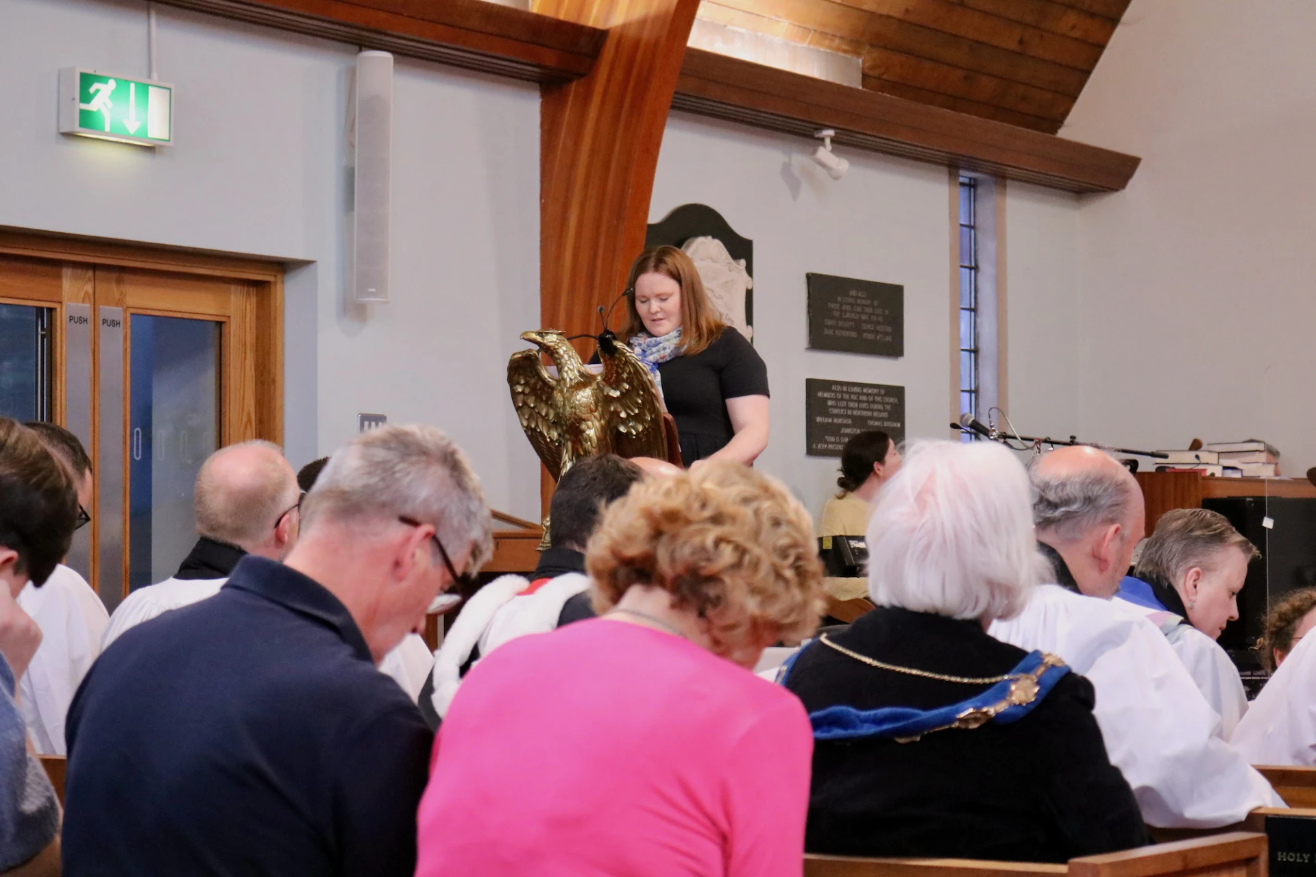 Emma gives the first reading