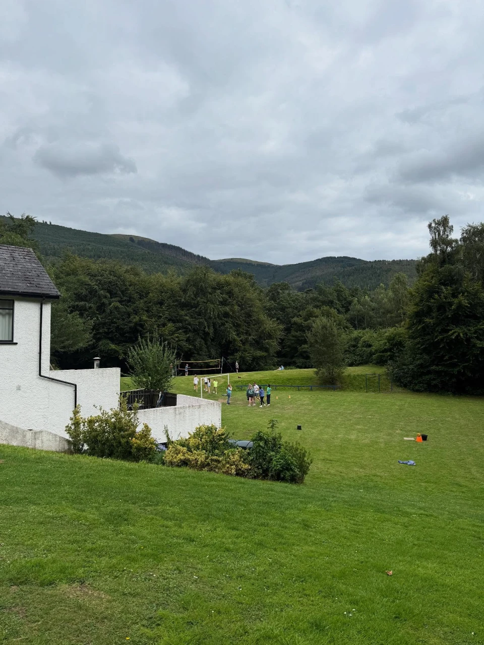 Enjoying the grounds of the Kilbroney Centre