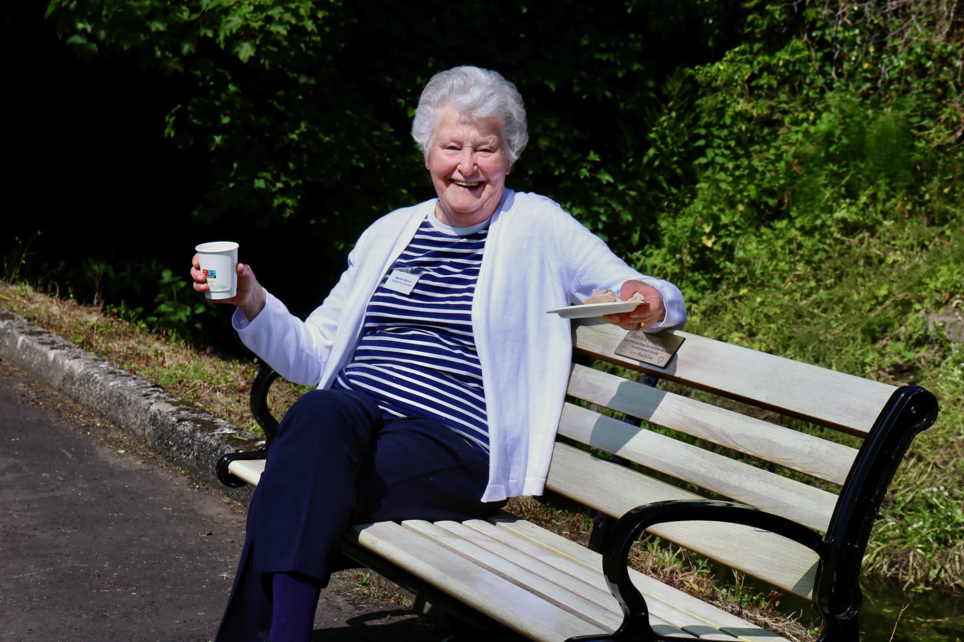 Enjoying the sunshine