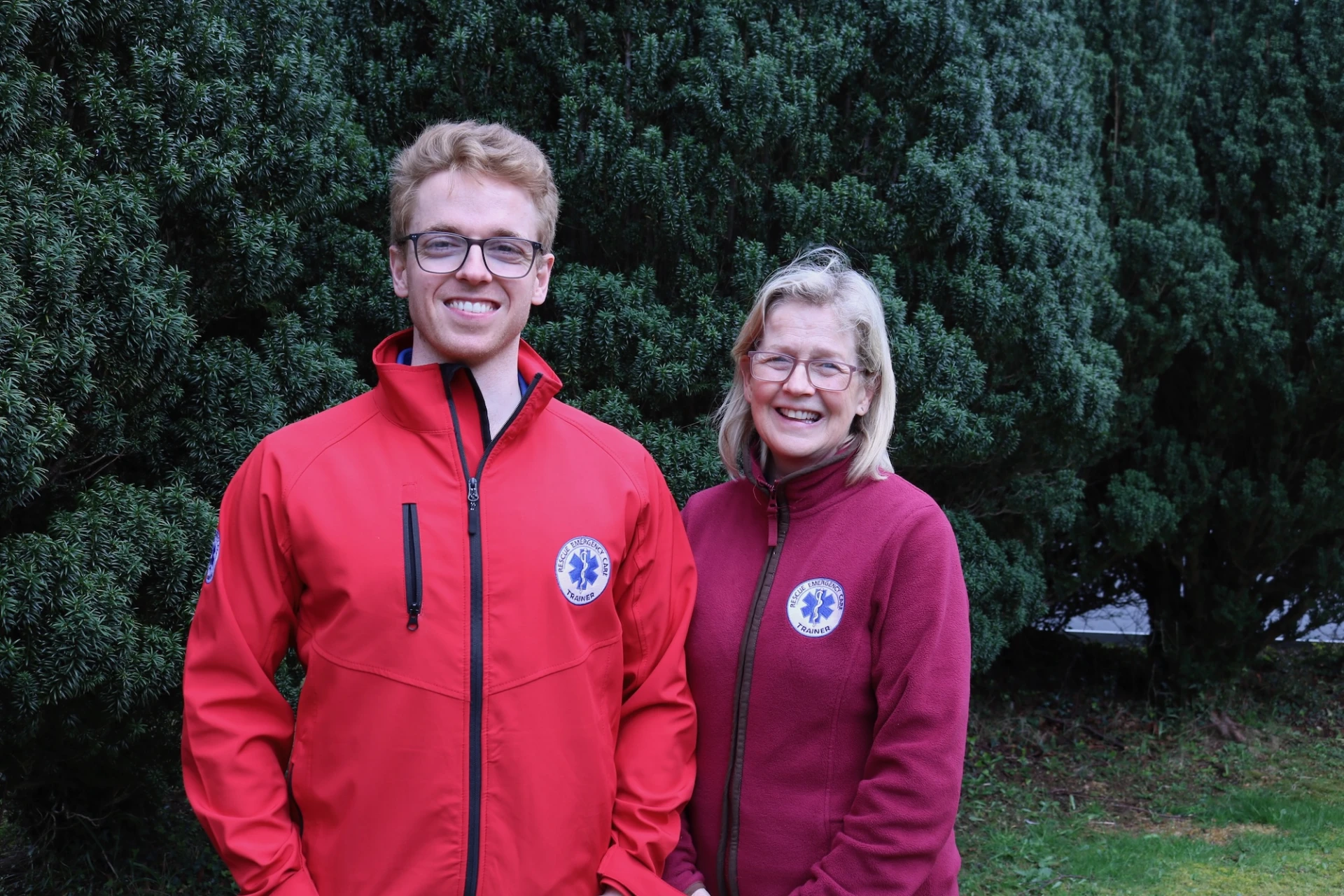 First Aiders NI, mother and son: Carol Shannon and Andrew Shannon