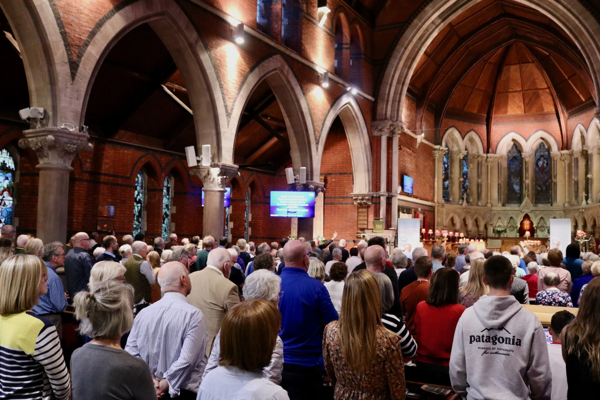 Full church on Friday evening