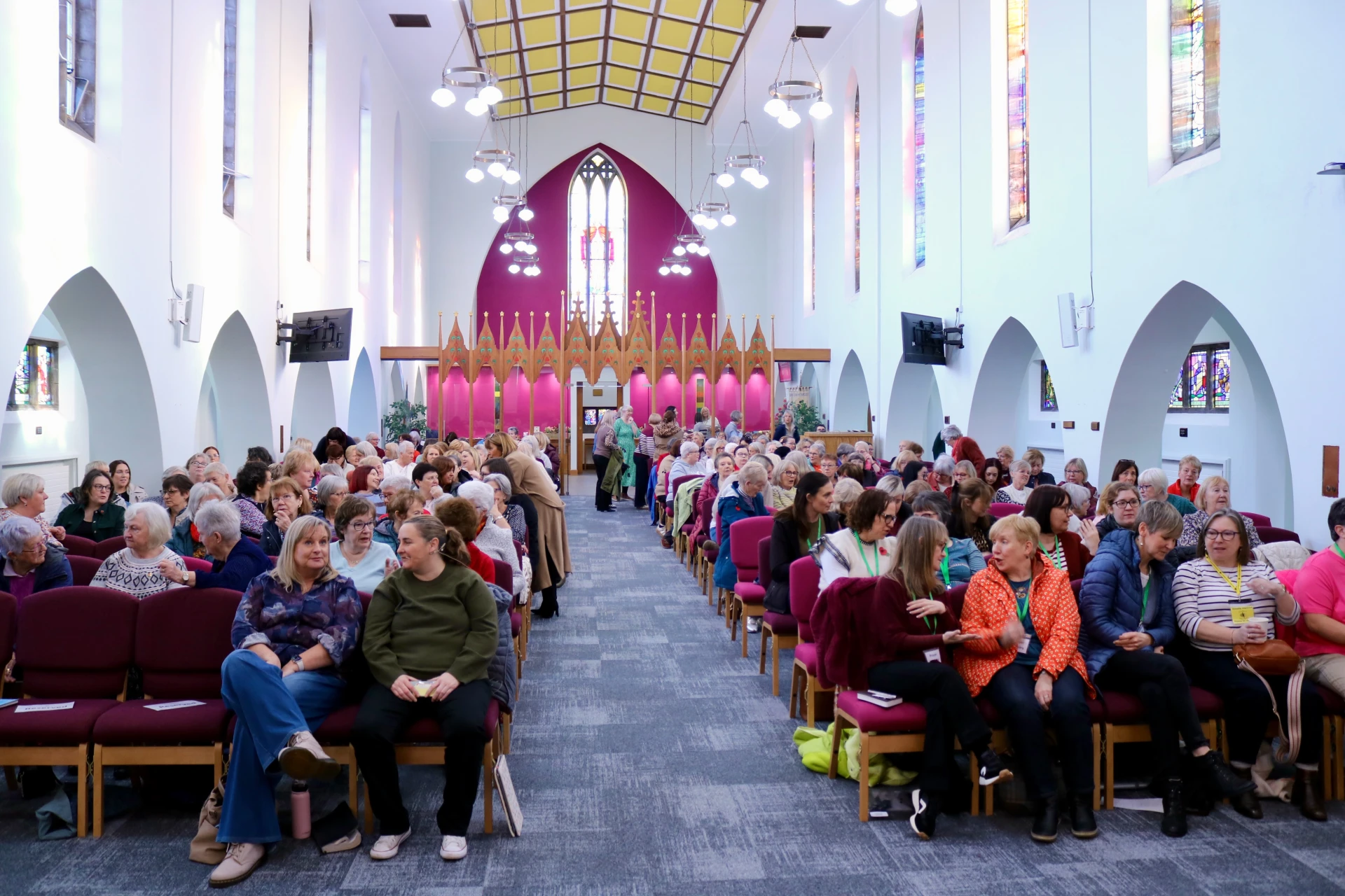 Gathering in anticipation of our morning together