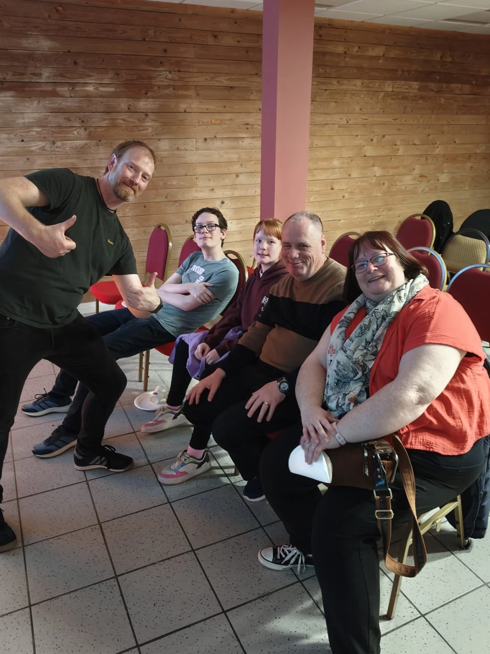 Gathering for the launch