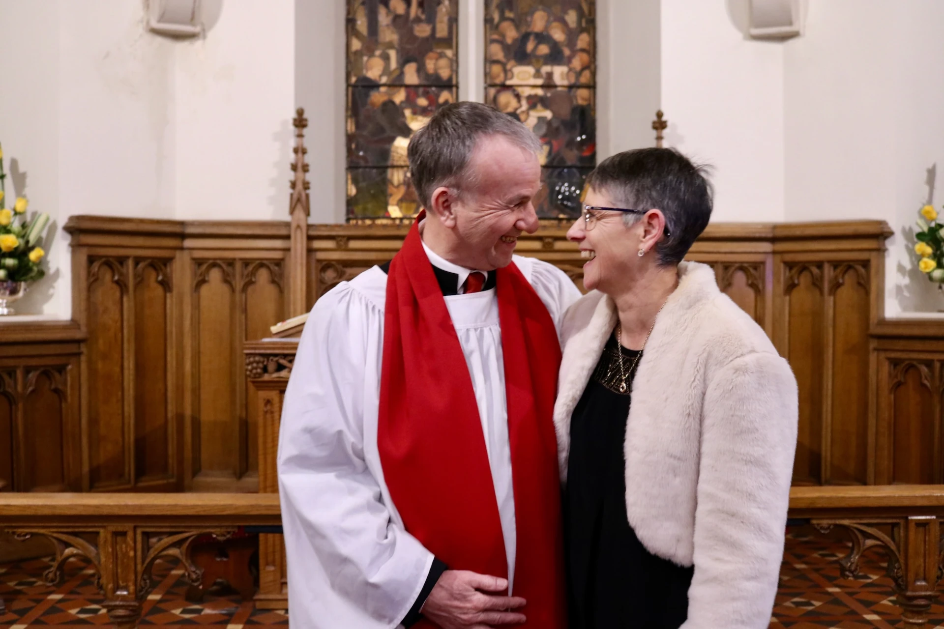 George and his wife Eunice