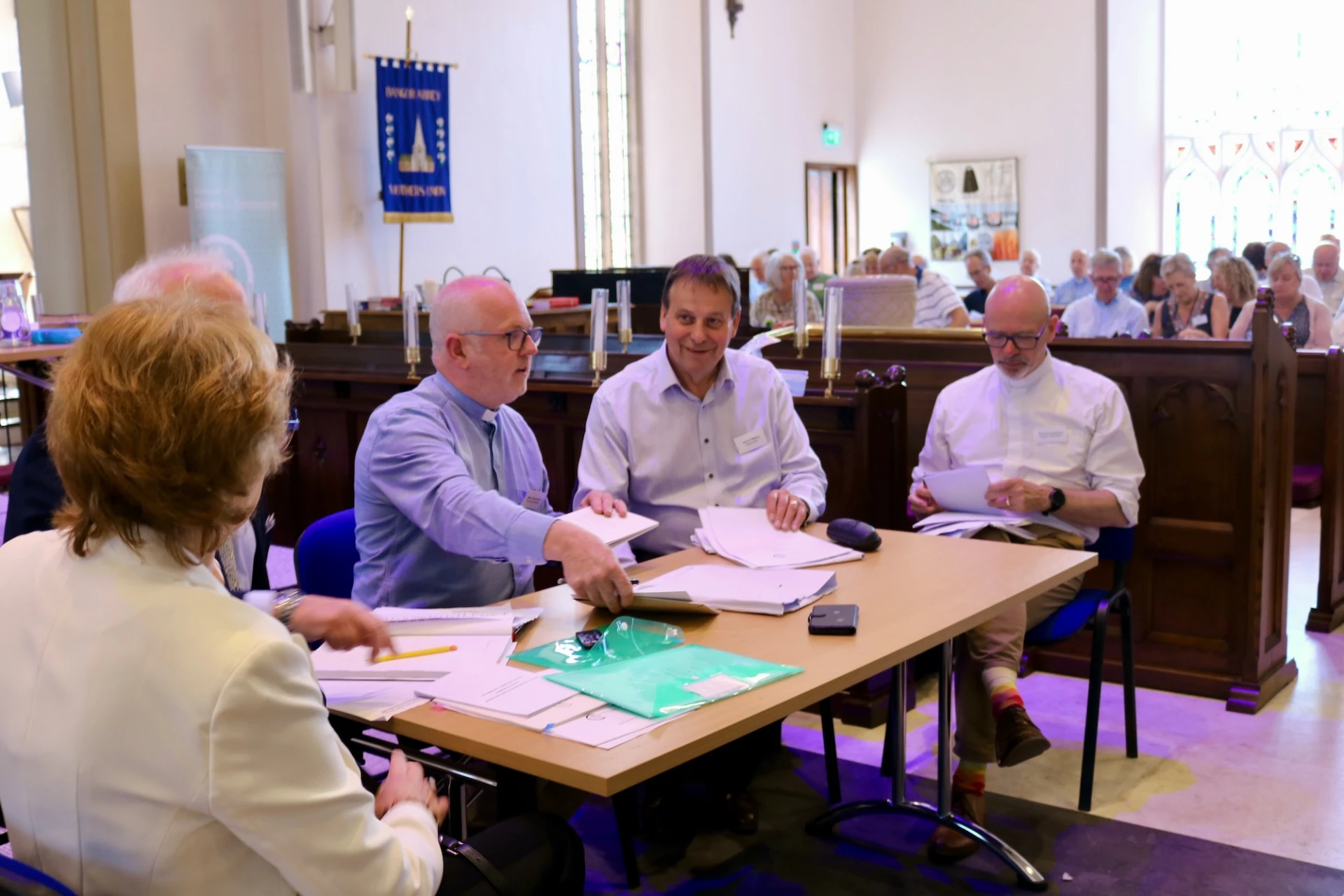 Honorary Secretaries prepare for synod session