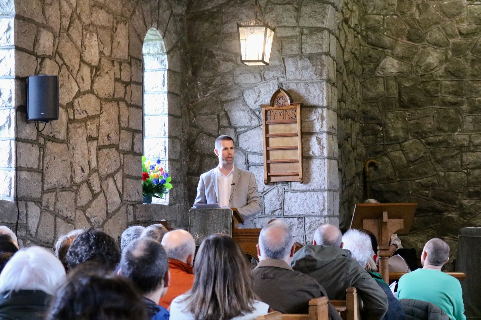 Ian Bingham gives the address