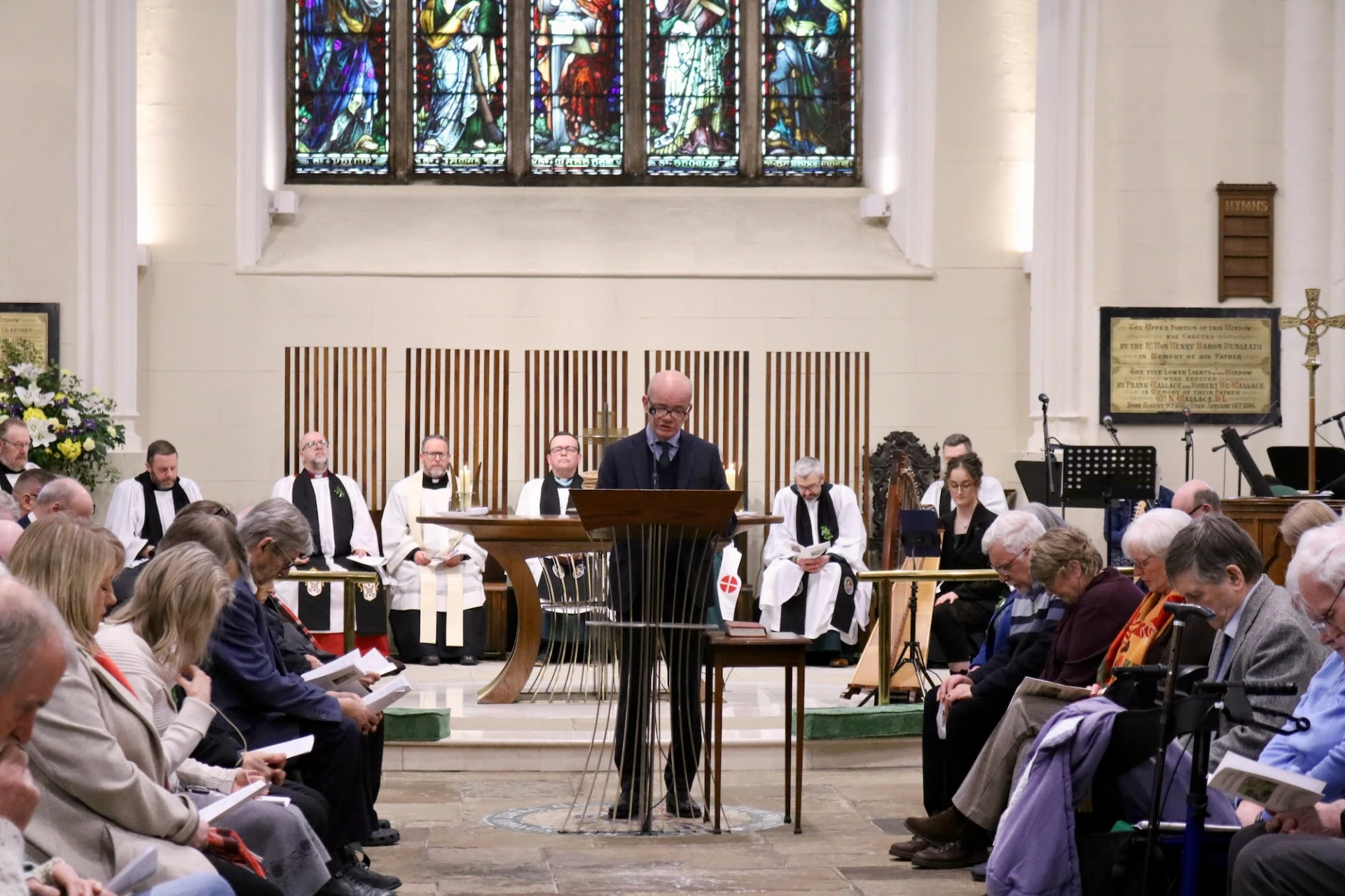 Intercessions led by Jonathan Dunlop BL.