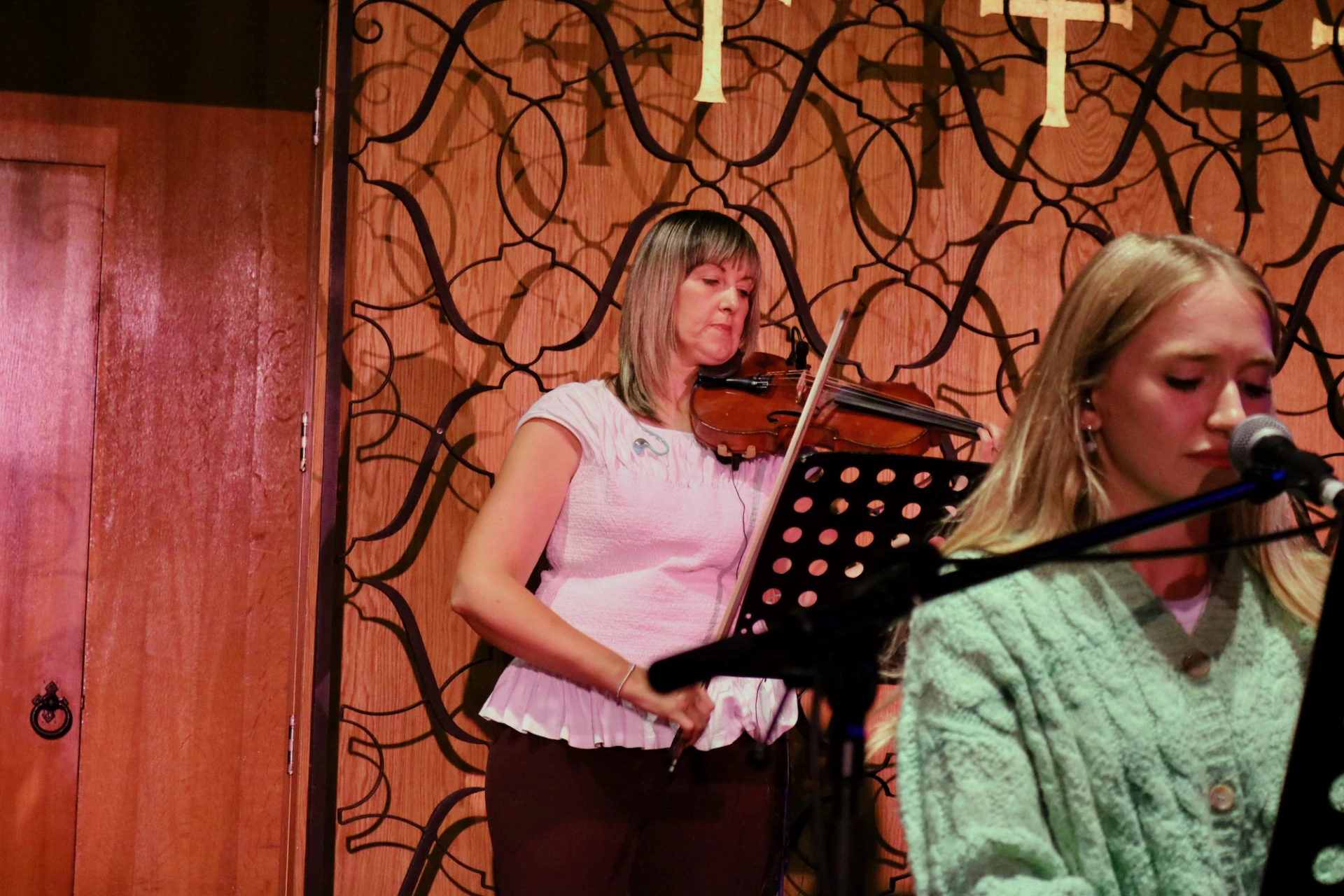 Izzie on violin