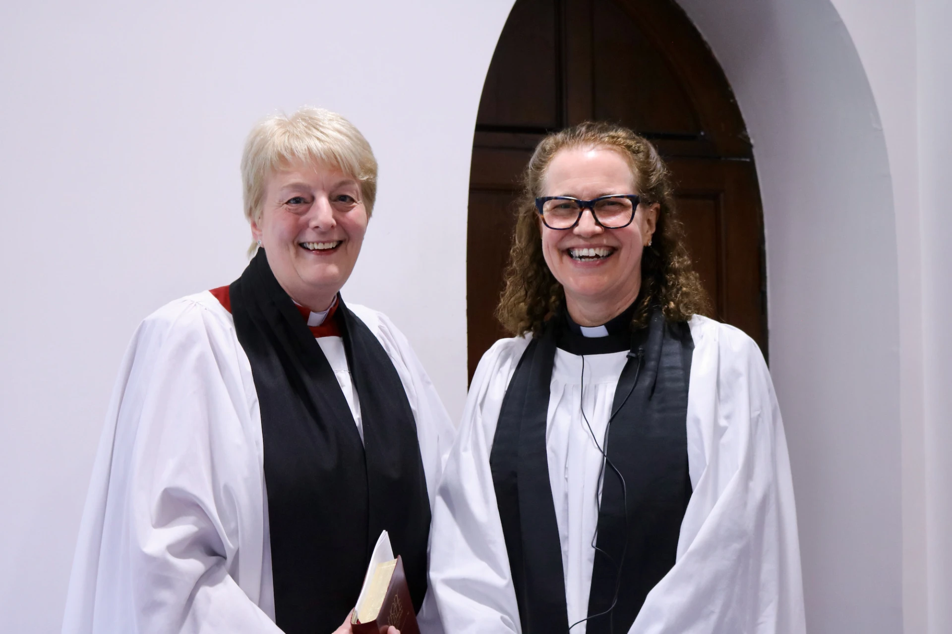 Jan with her friend and preacher, Myrtle Morrison