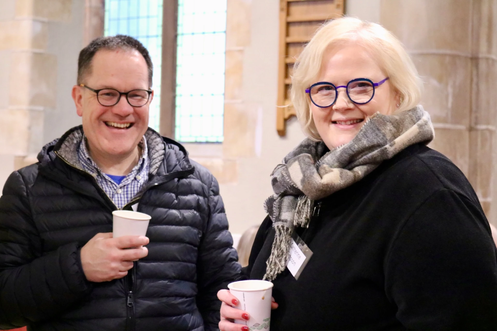 Jono Pierce and Catherine Simpson