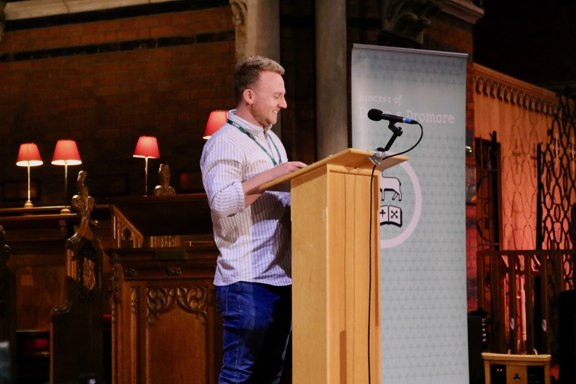 Josh gives the reading